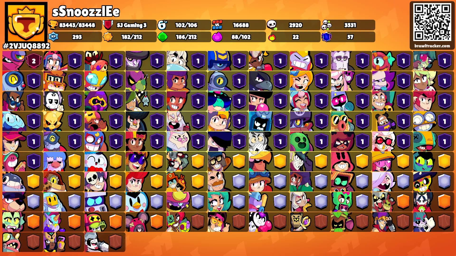 sSnoozzlEe's Ranks