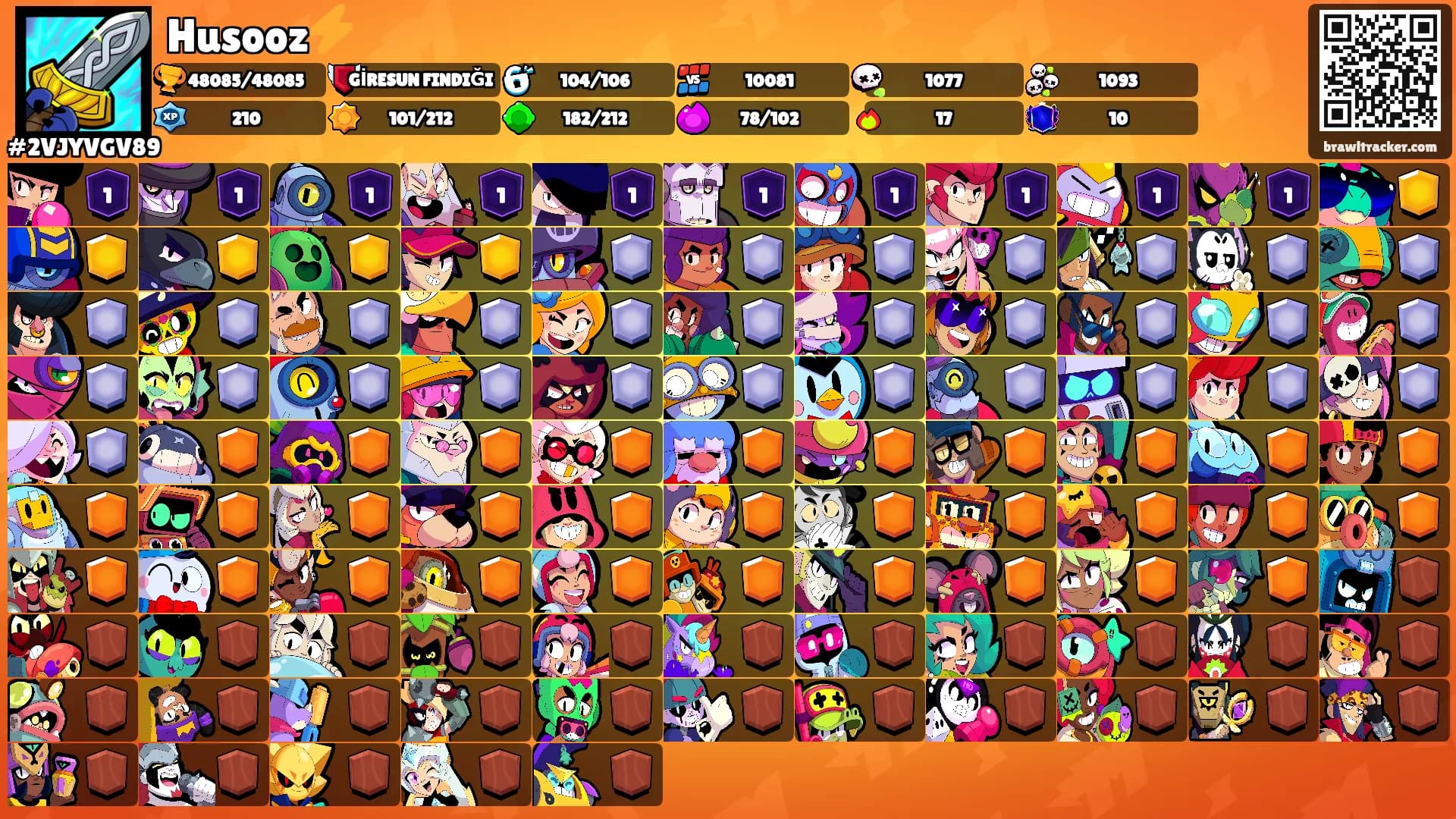 Husooz⚡️'s Ranks