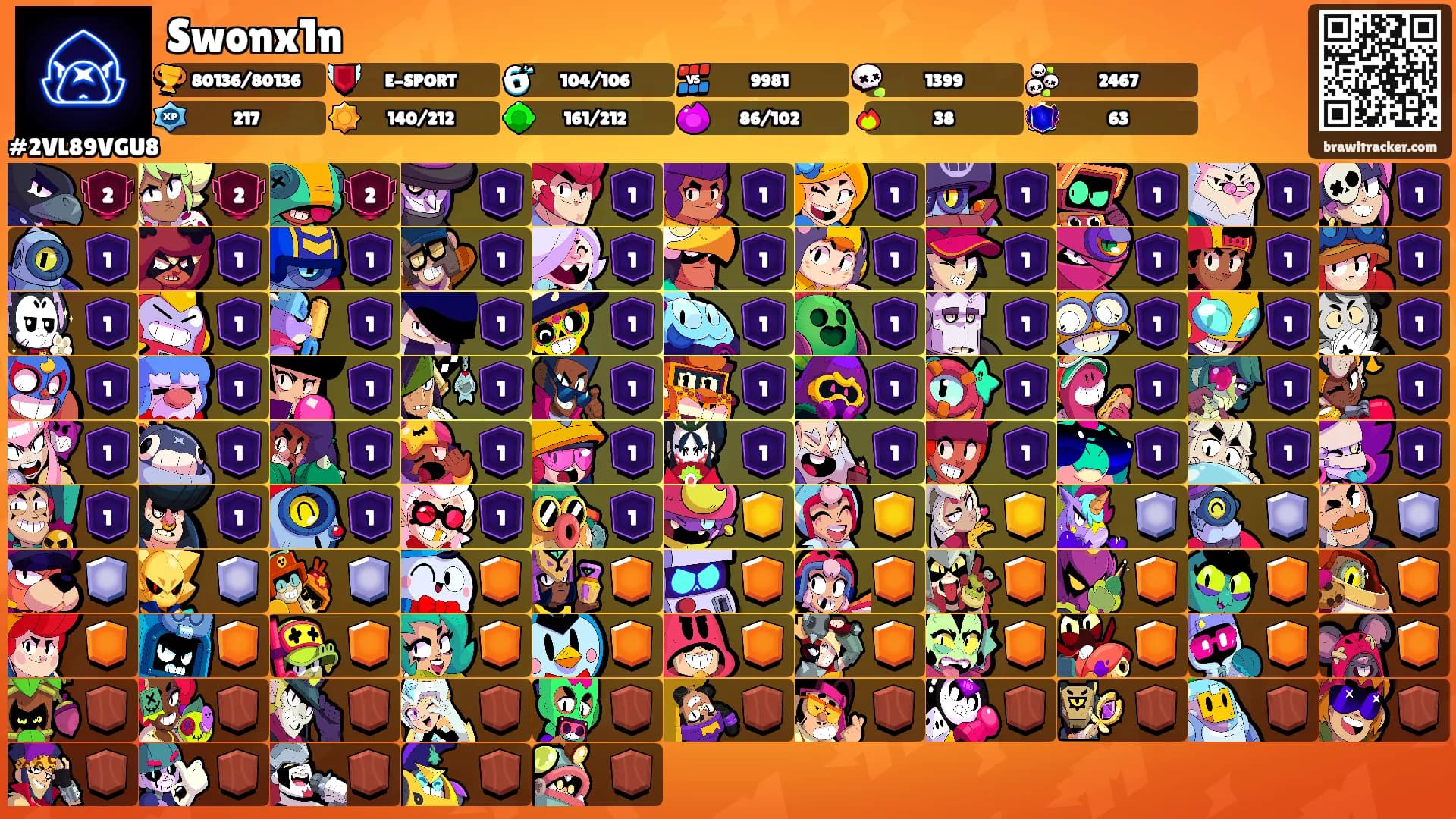 Swonx1n's Ranks