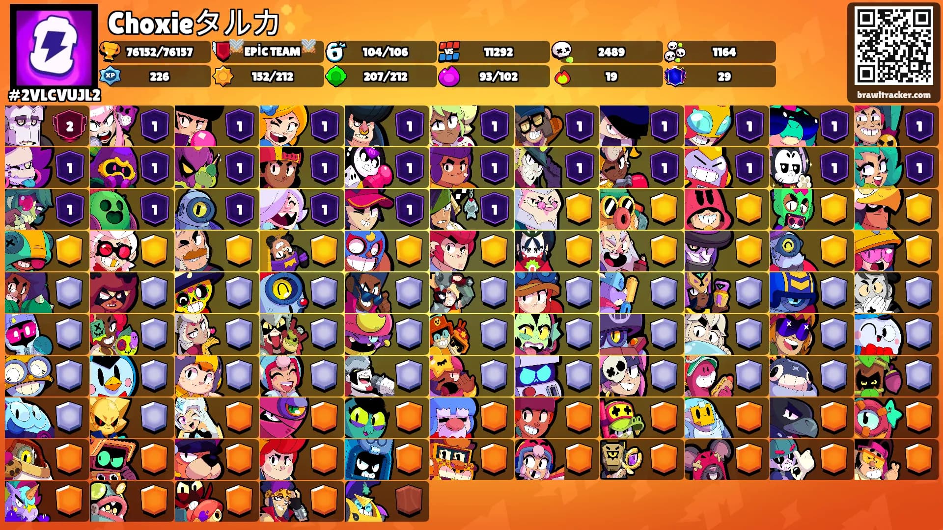 Choxieタルカ✨'s Ranks