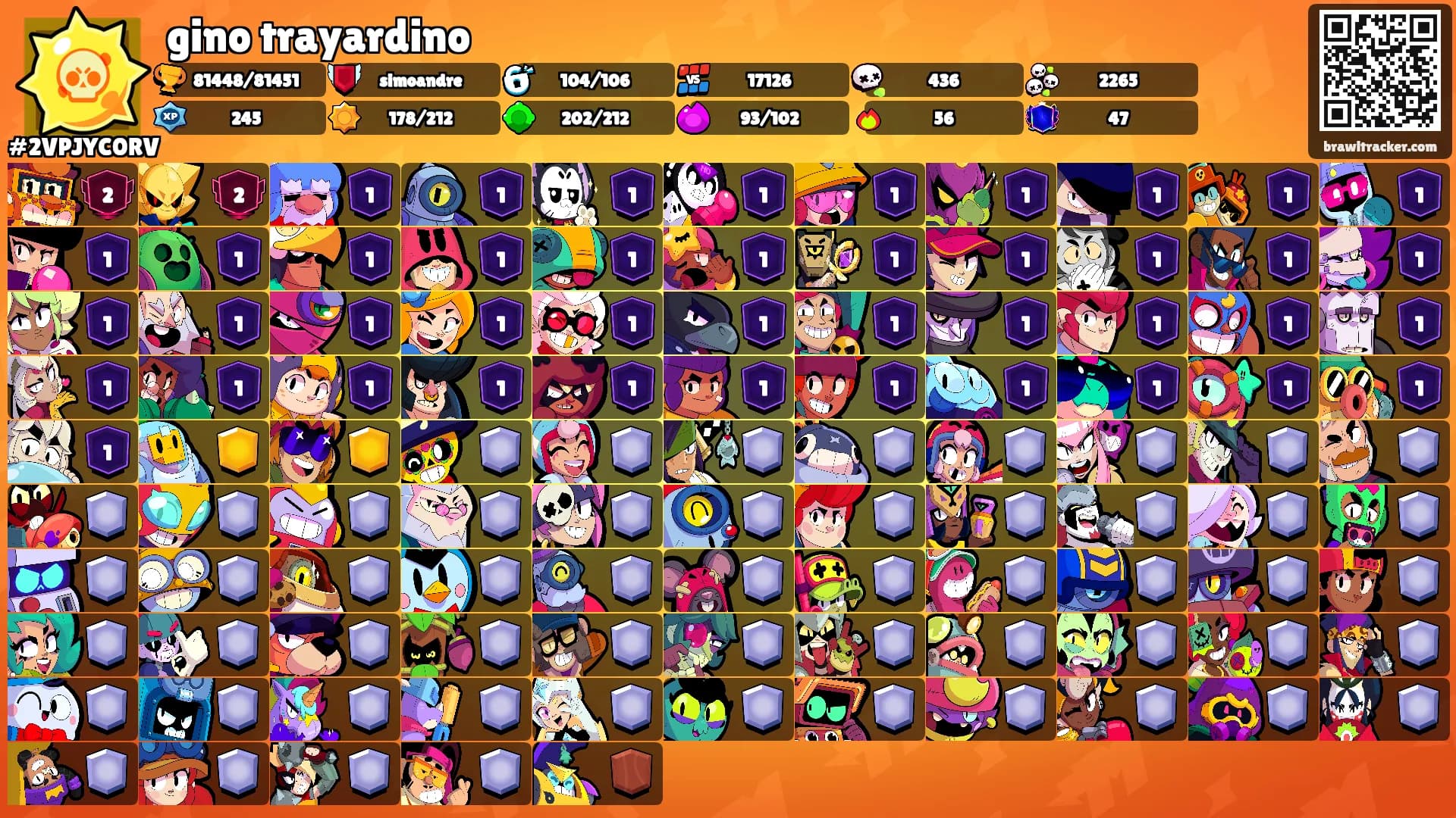 gino trayardino's Ranks