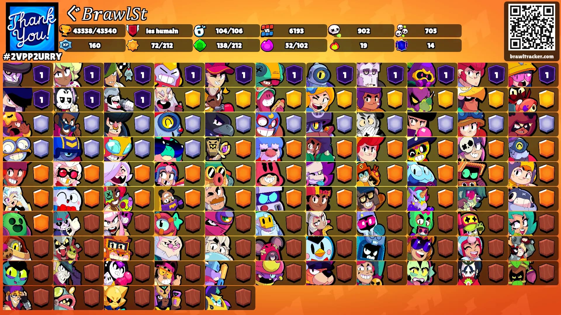 〲𝐵𝒓𝑎𝑤𝑙𝑆𝑡's Ranks
