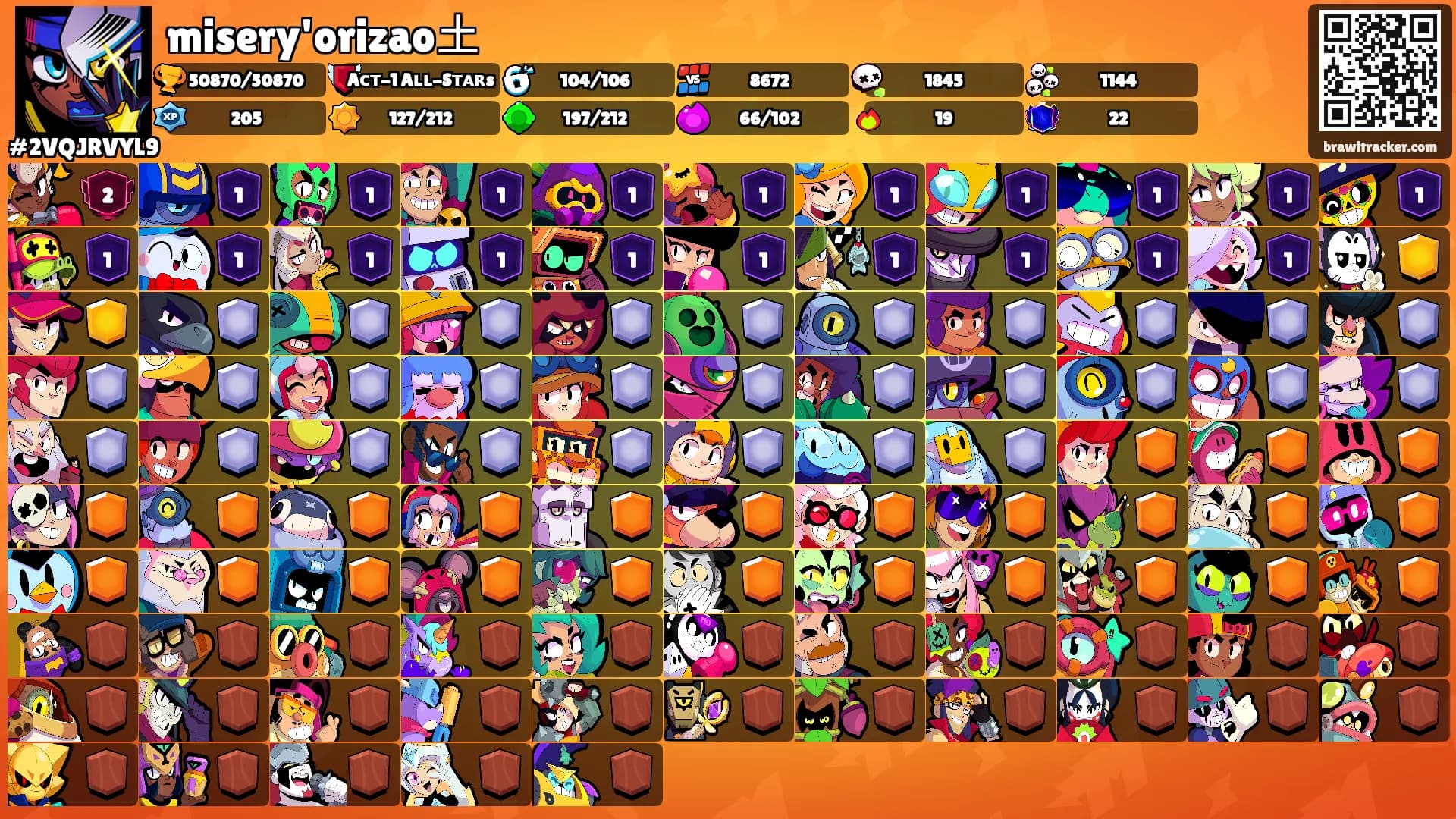 misery'orizao土's Ranks