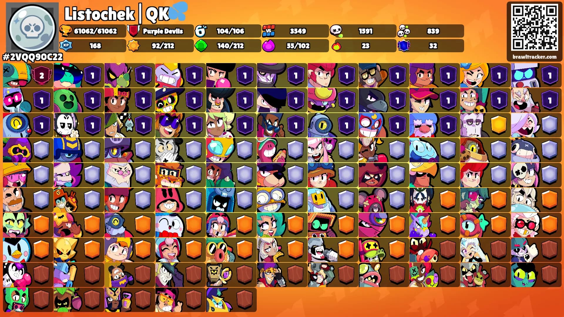 Listochek|QK💦's Ranks