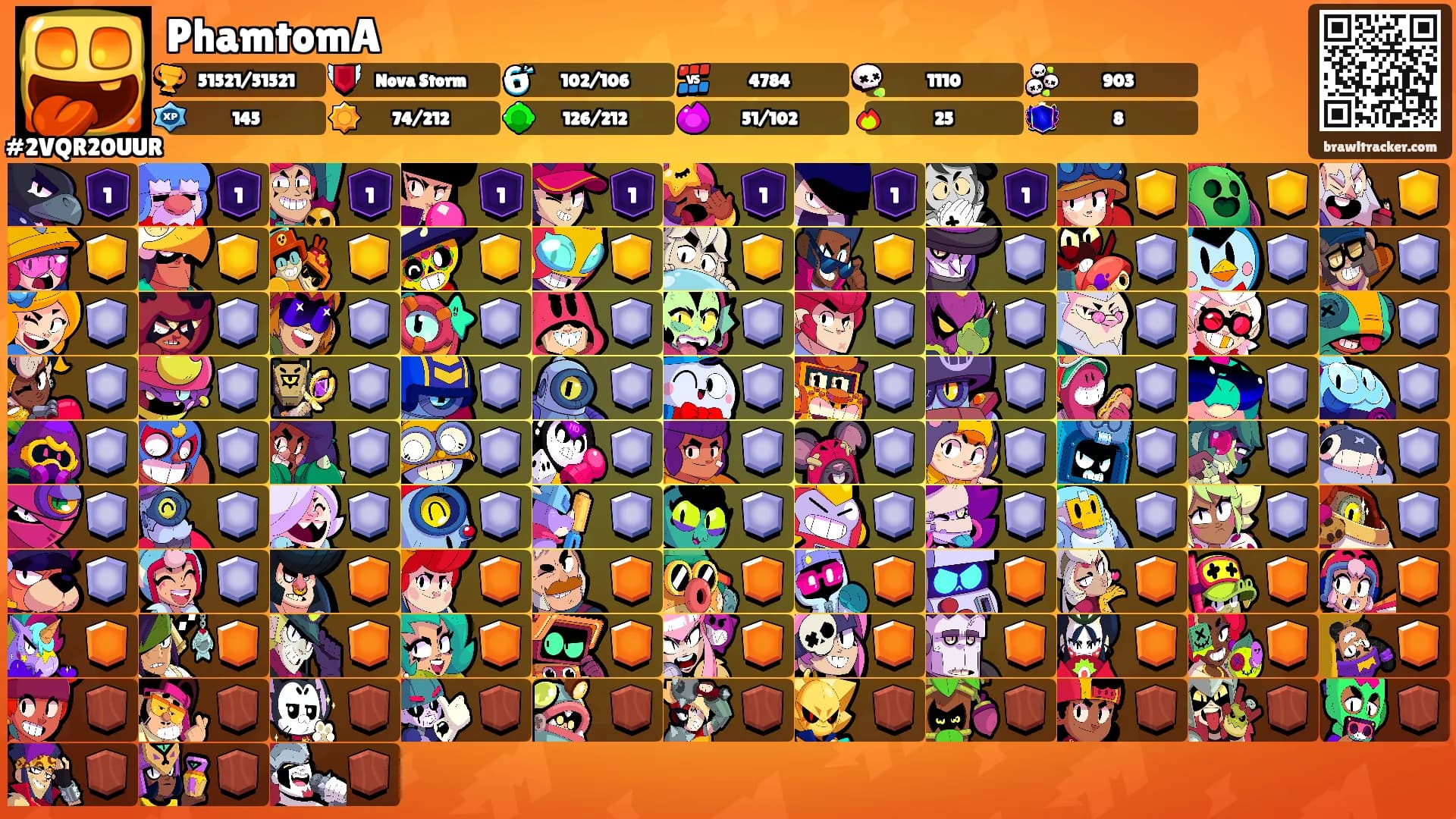 PhamtomA's Ranks