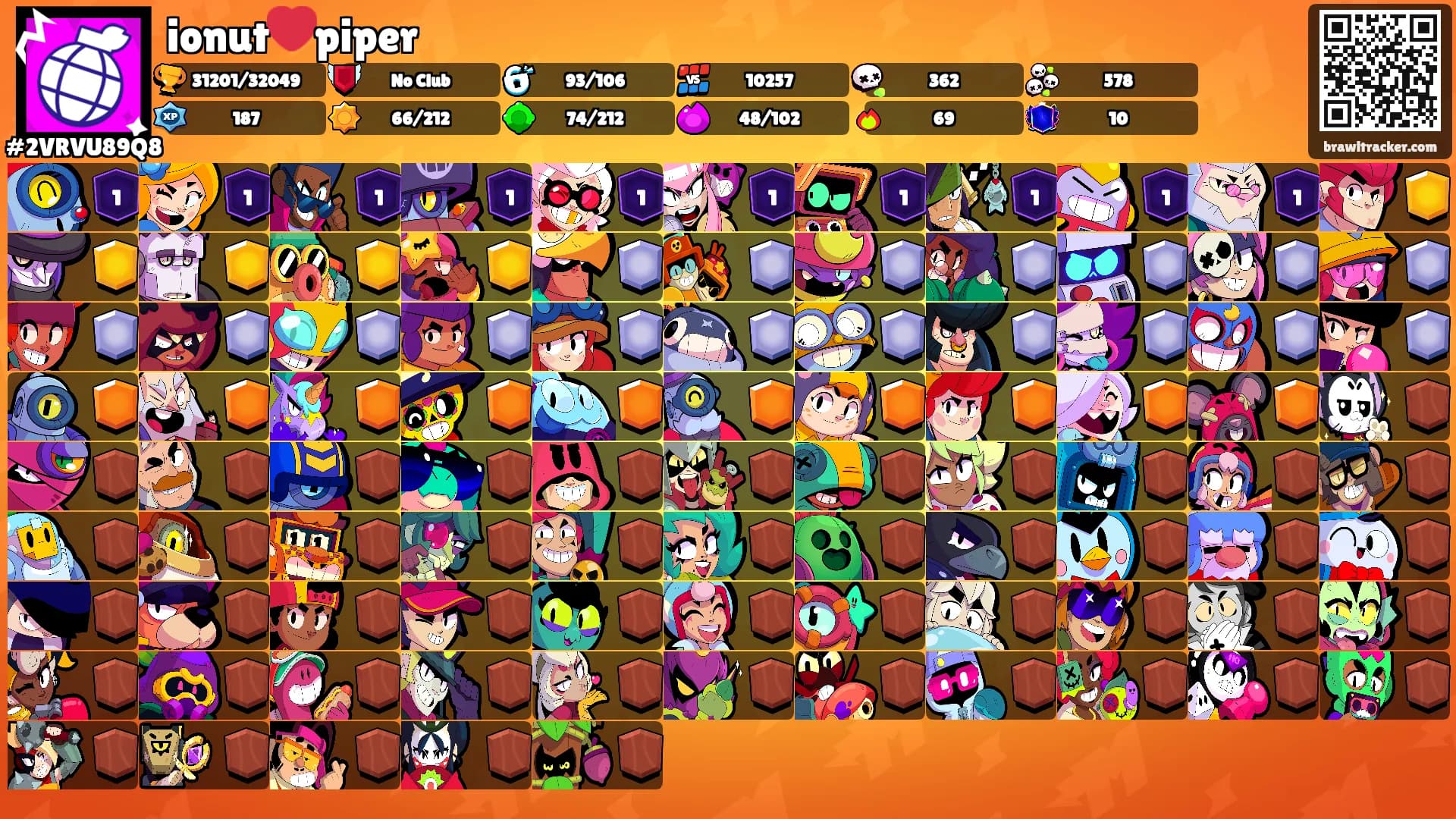 ionut❤️piper's Ranks