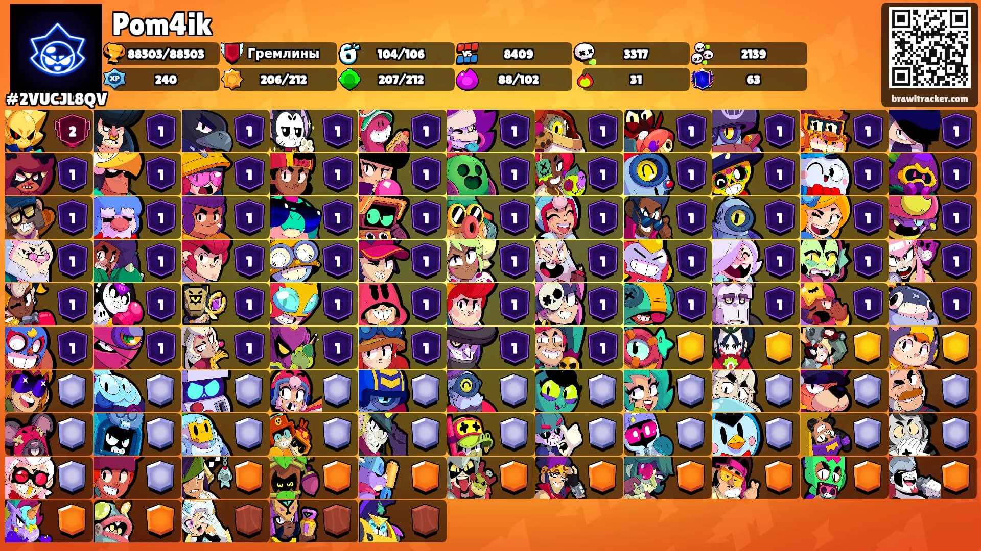 Pom4ik's Ranks
