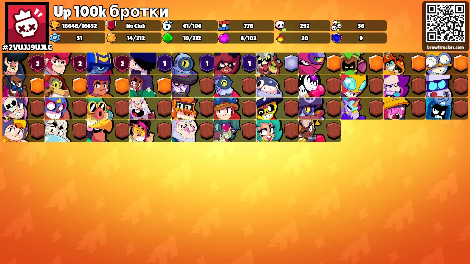 Up 100k бротки's Ranks