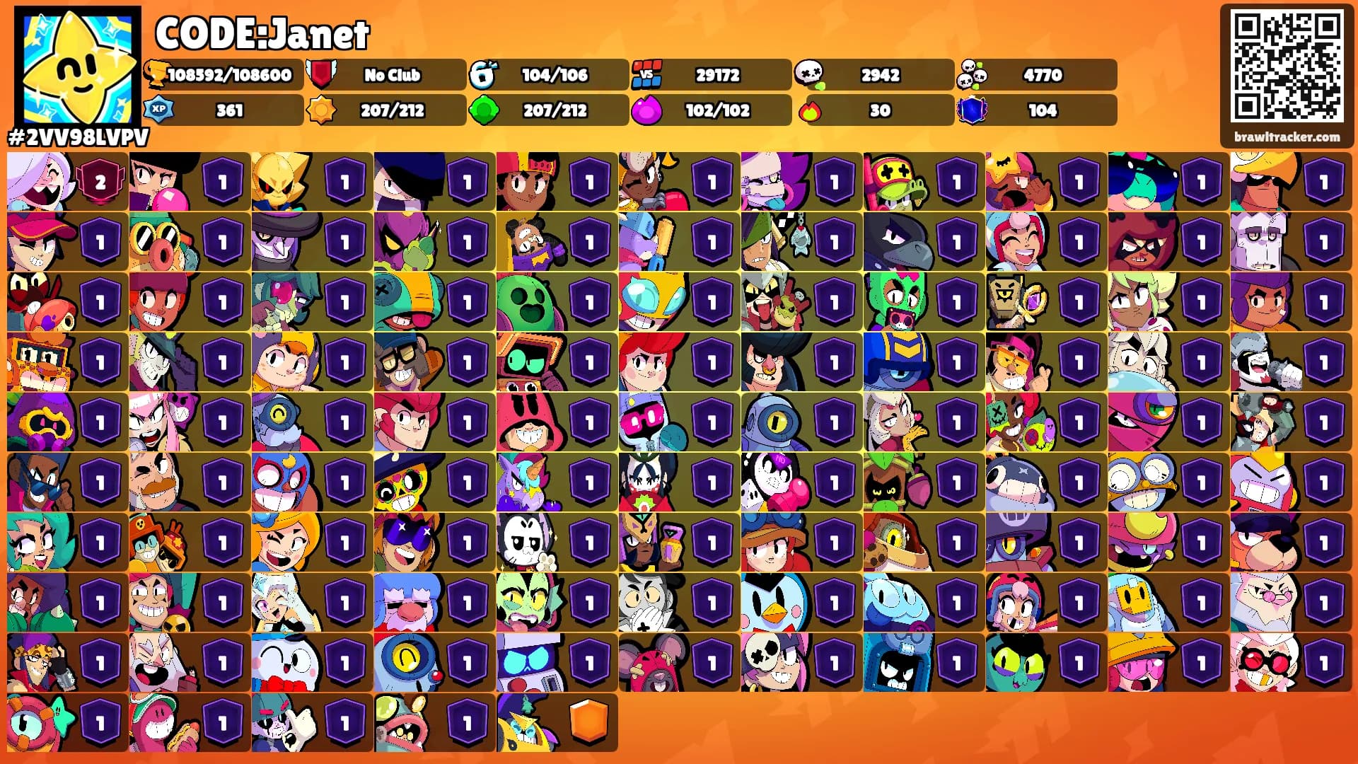 CODE:Janet's Ranks