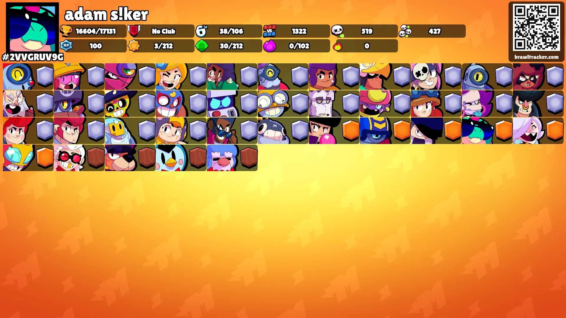 adam s!ker's Ranks