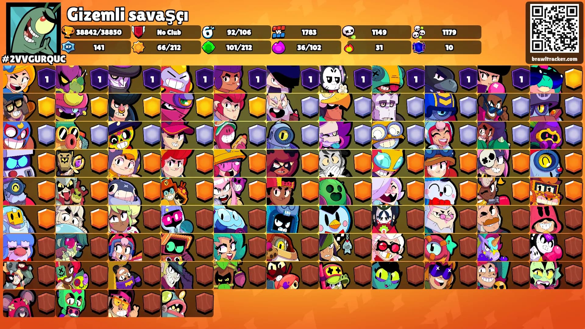 Gizemli savaşçı's Ranks