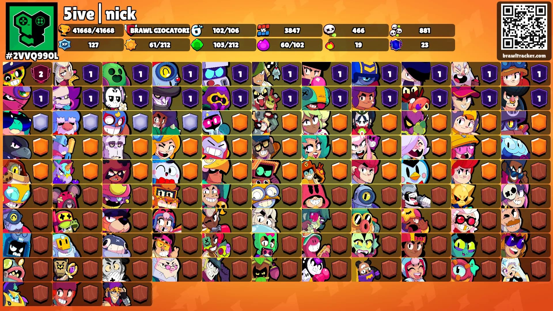 5ive|nick's Ranks