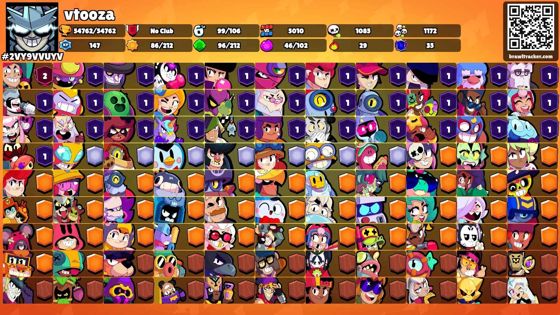 vtooza's Ranks