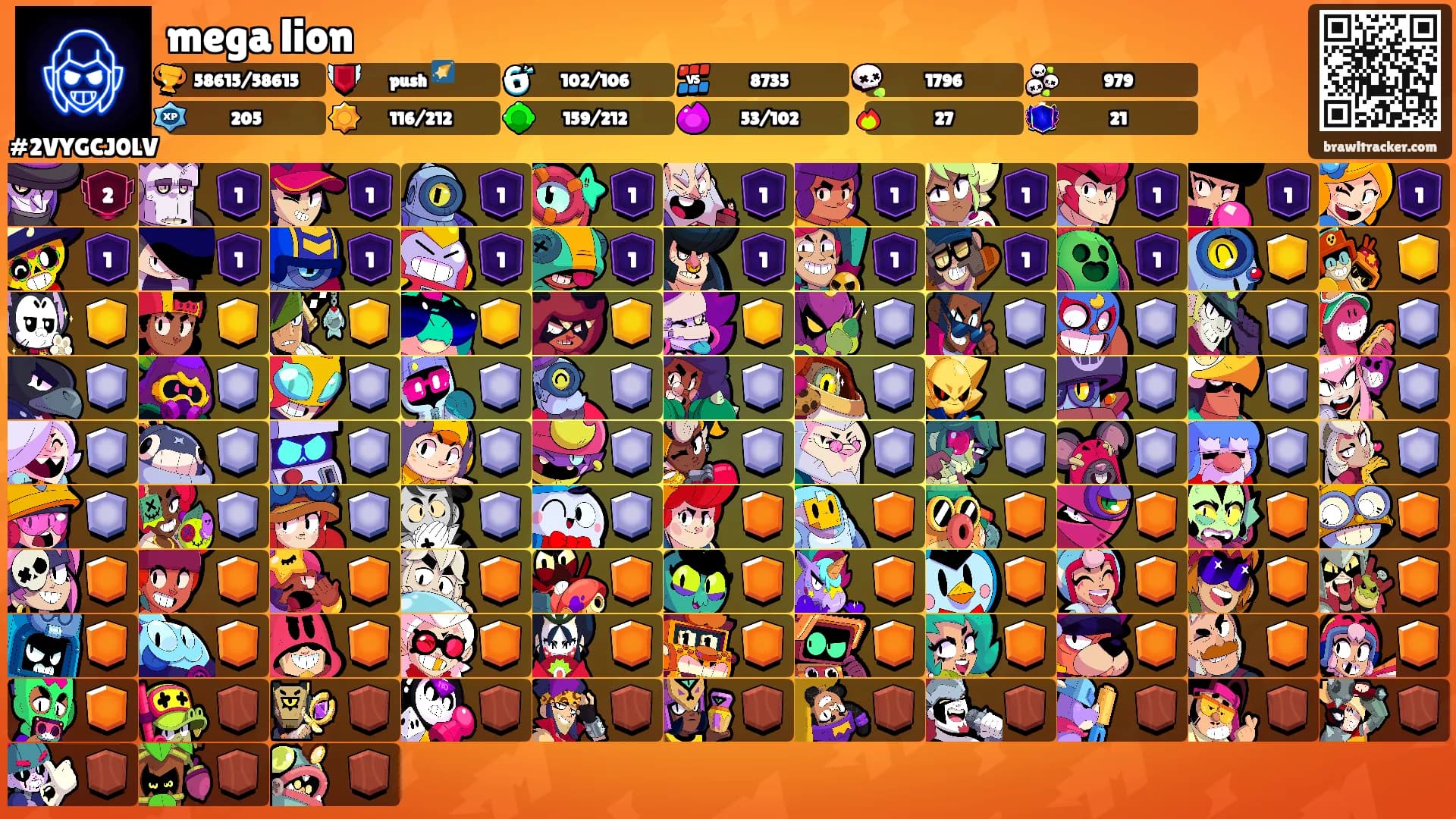 mega lion's Ranks