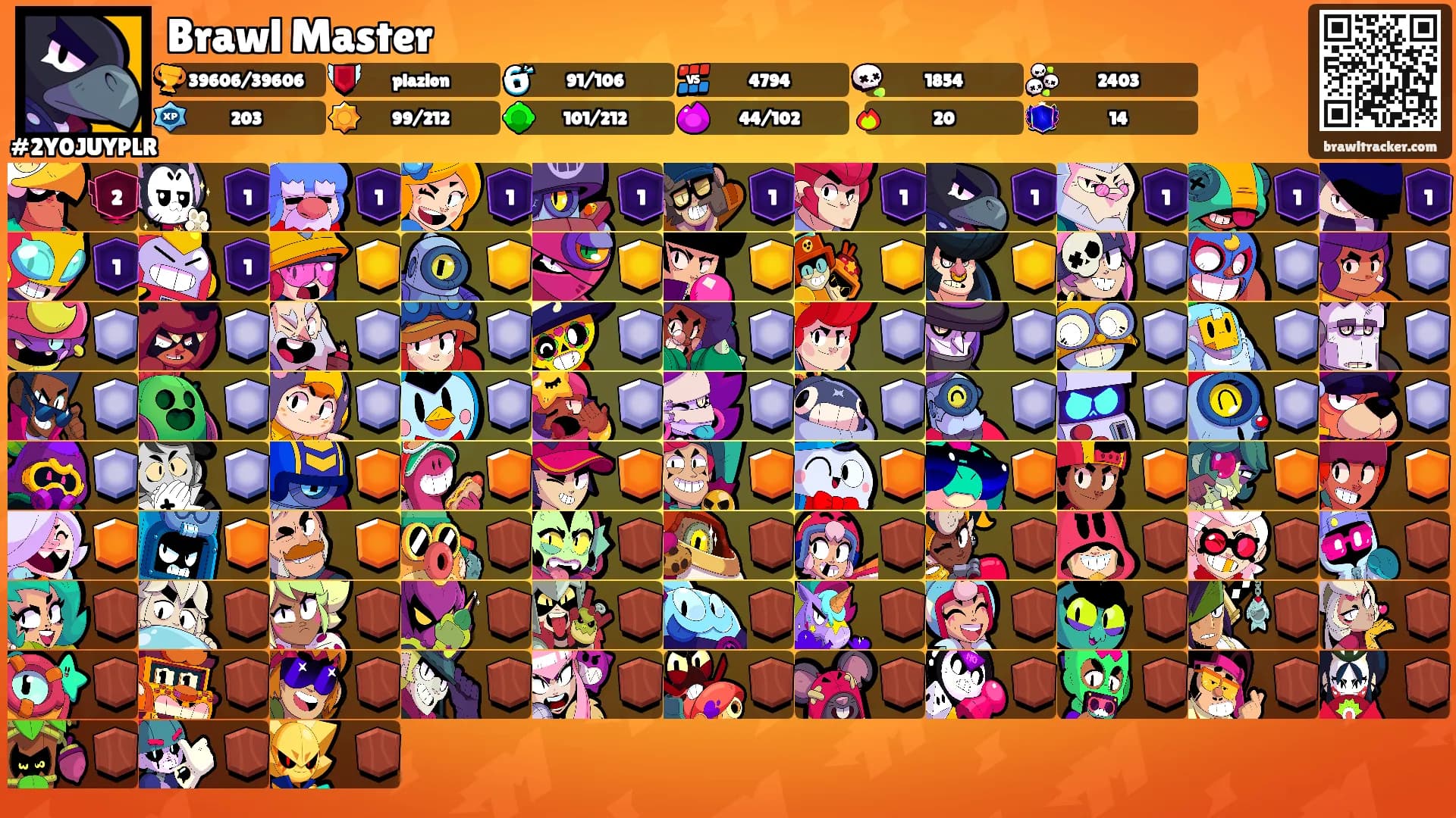 Brawl Master's Ranks