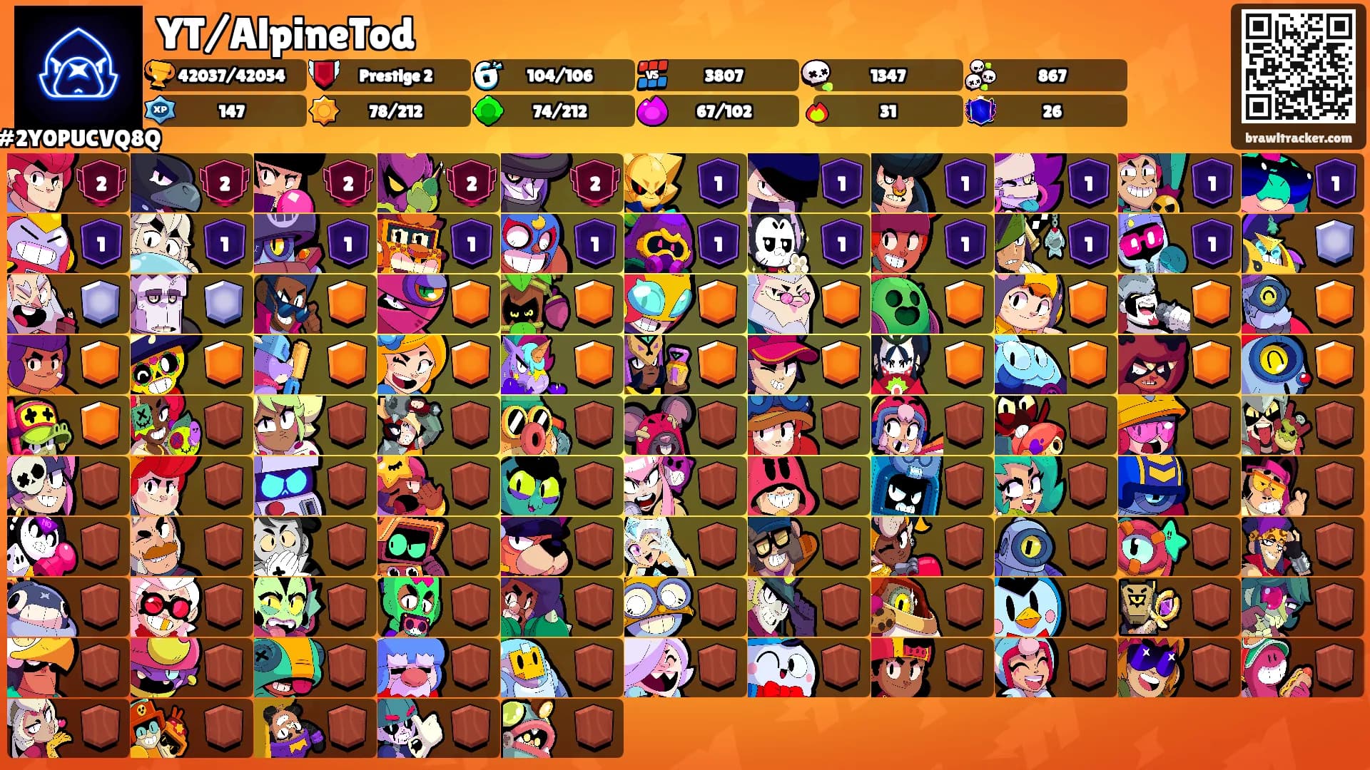 YT/AlpineTod's Ranks