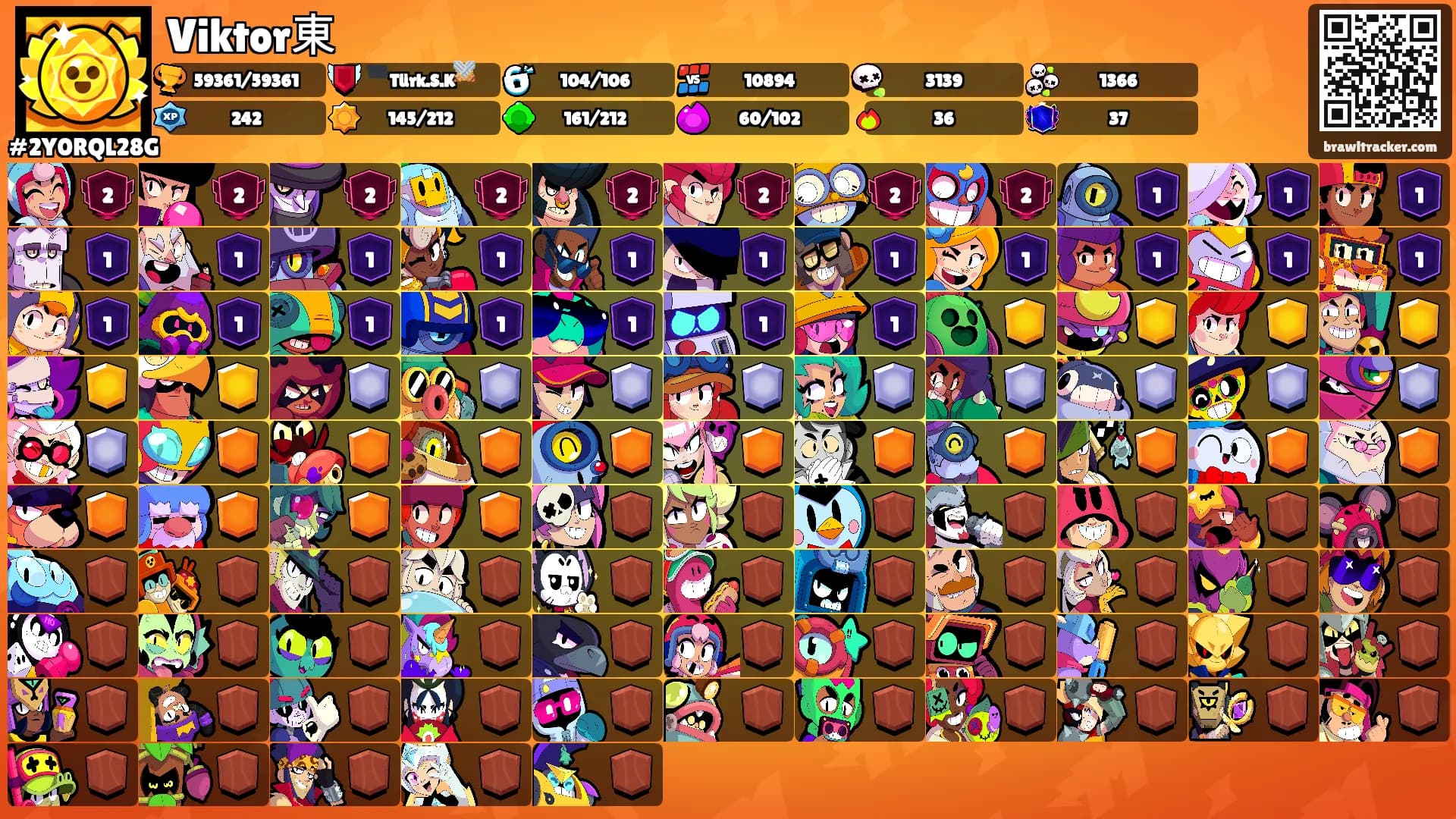 Viktor東's Ranks