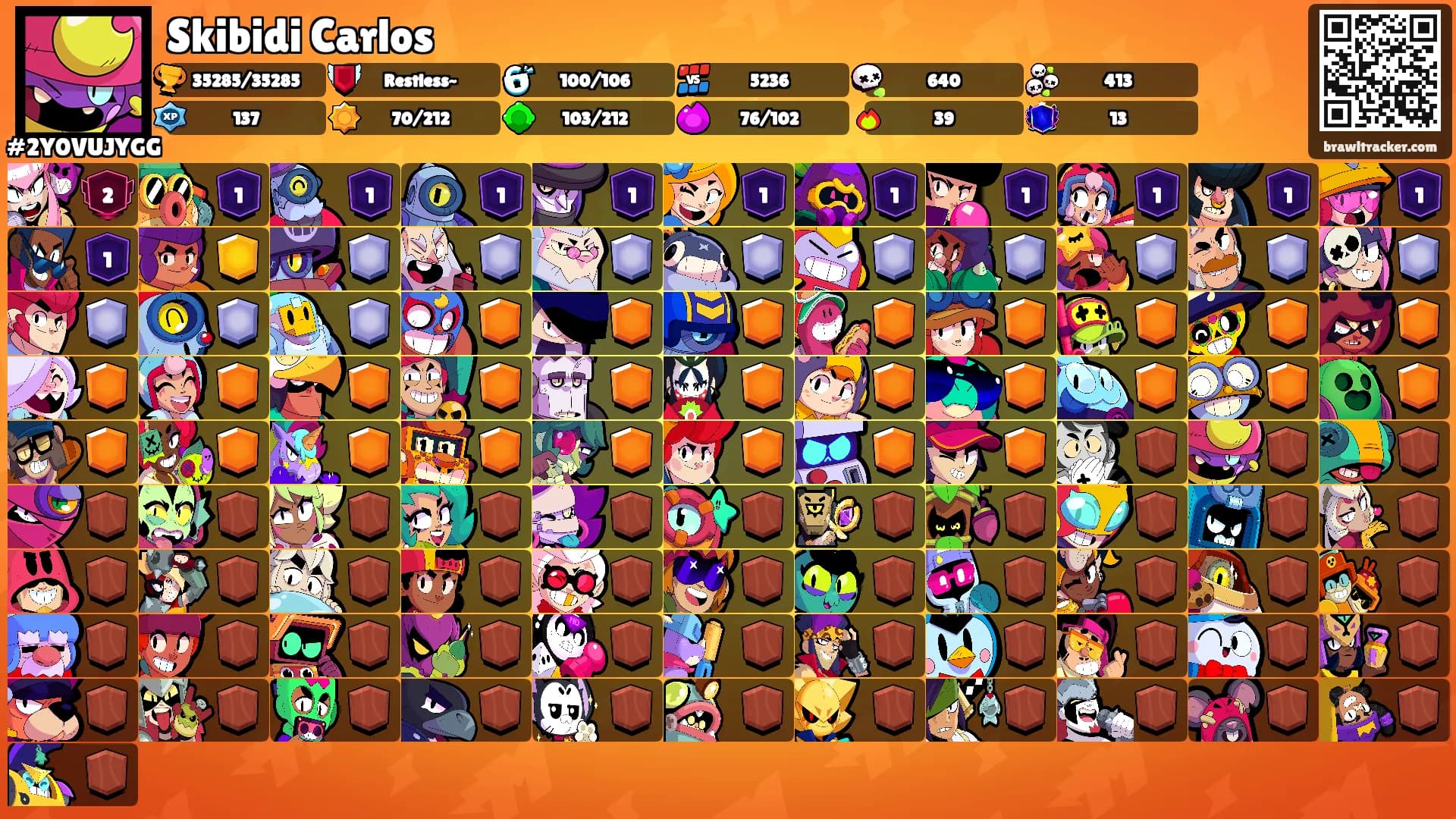 Skibidi Carlos's Ranks