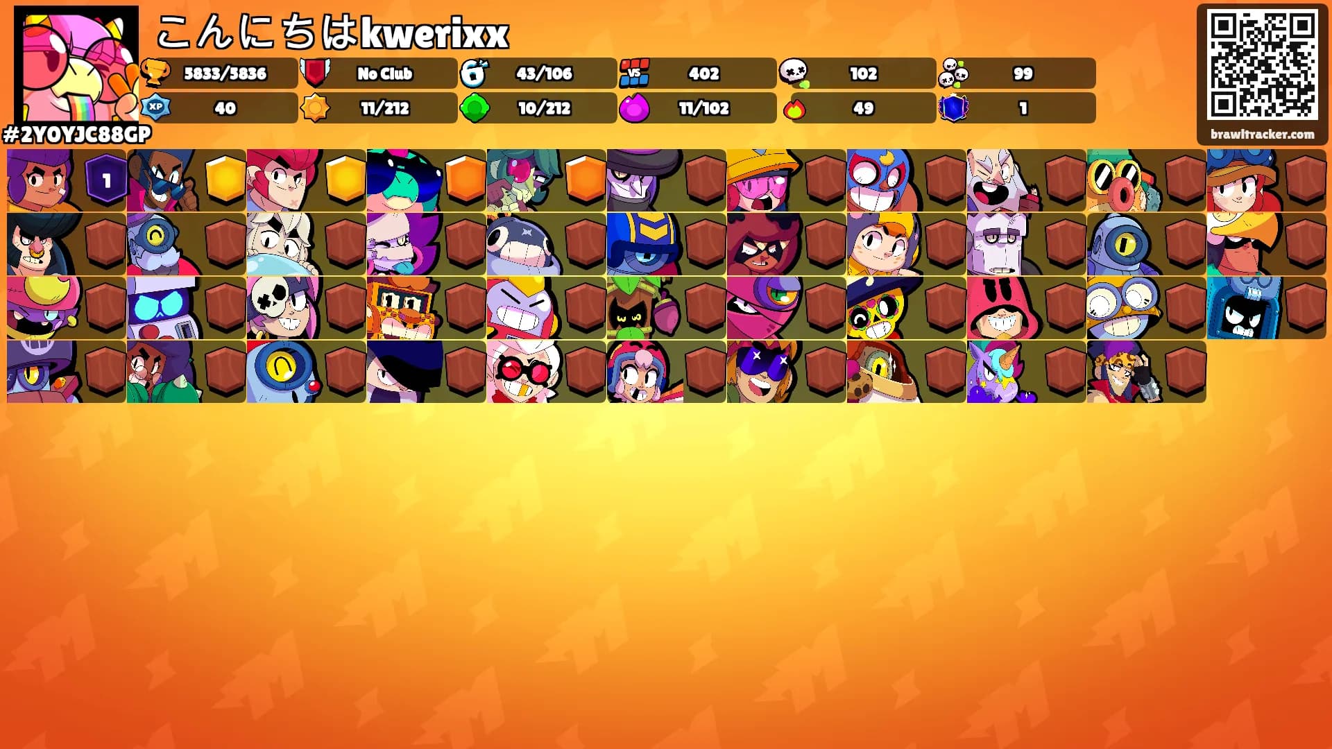 こんにちはkwerixx's Ranks