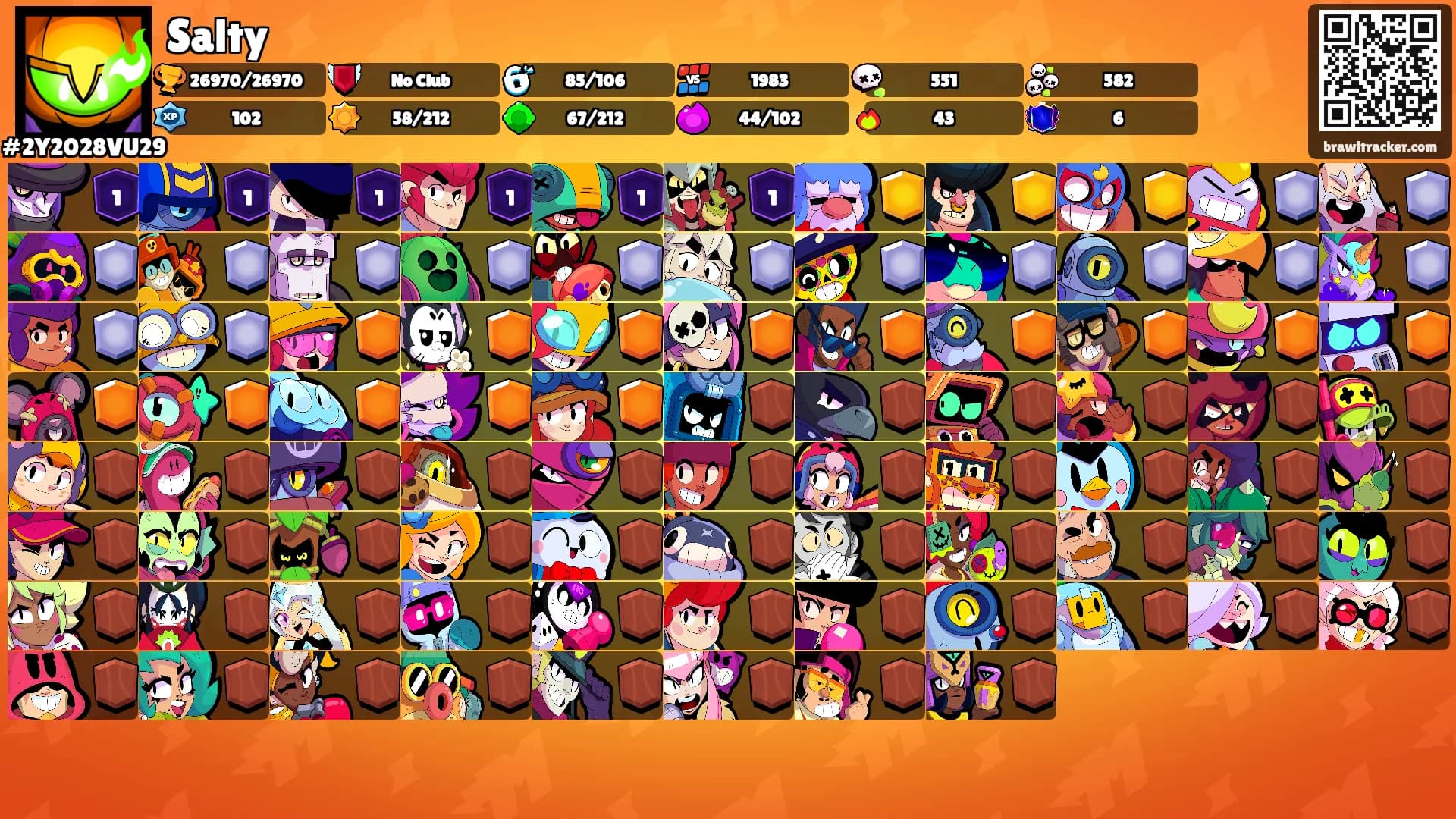 Salty's Ranks