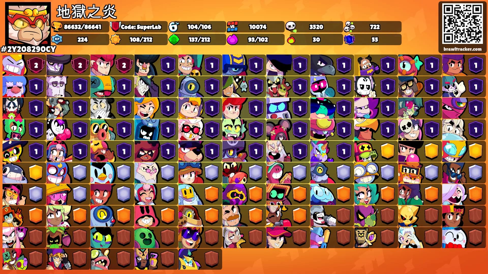 地獄之炎's Ranks