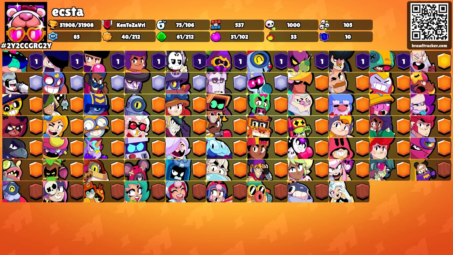 ecsta's Ranks