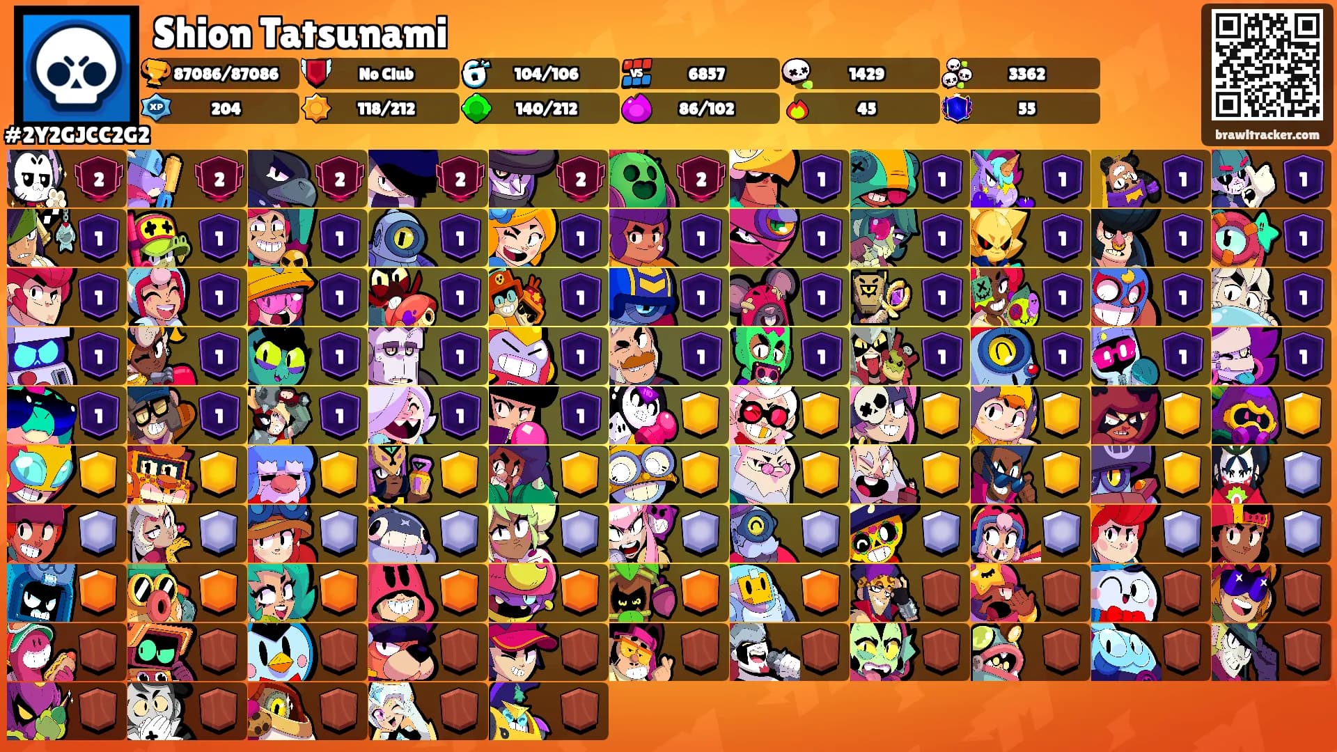 Shion Tatsunami's Ranks