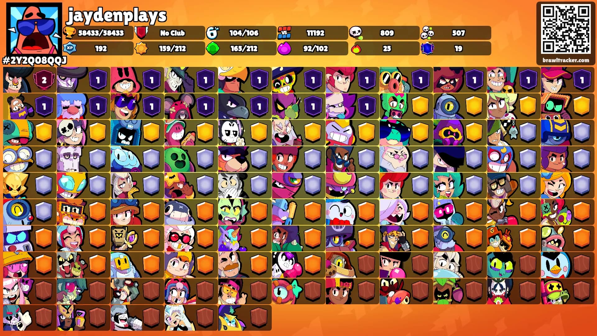 jaydenplays's Ranks