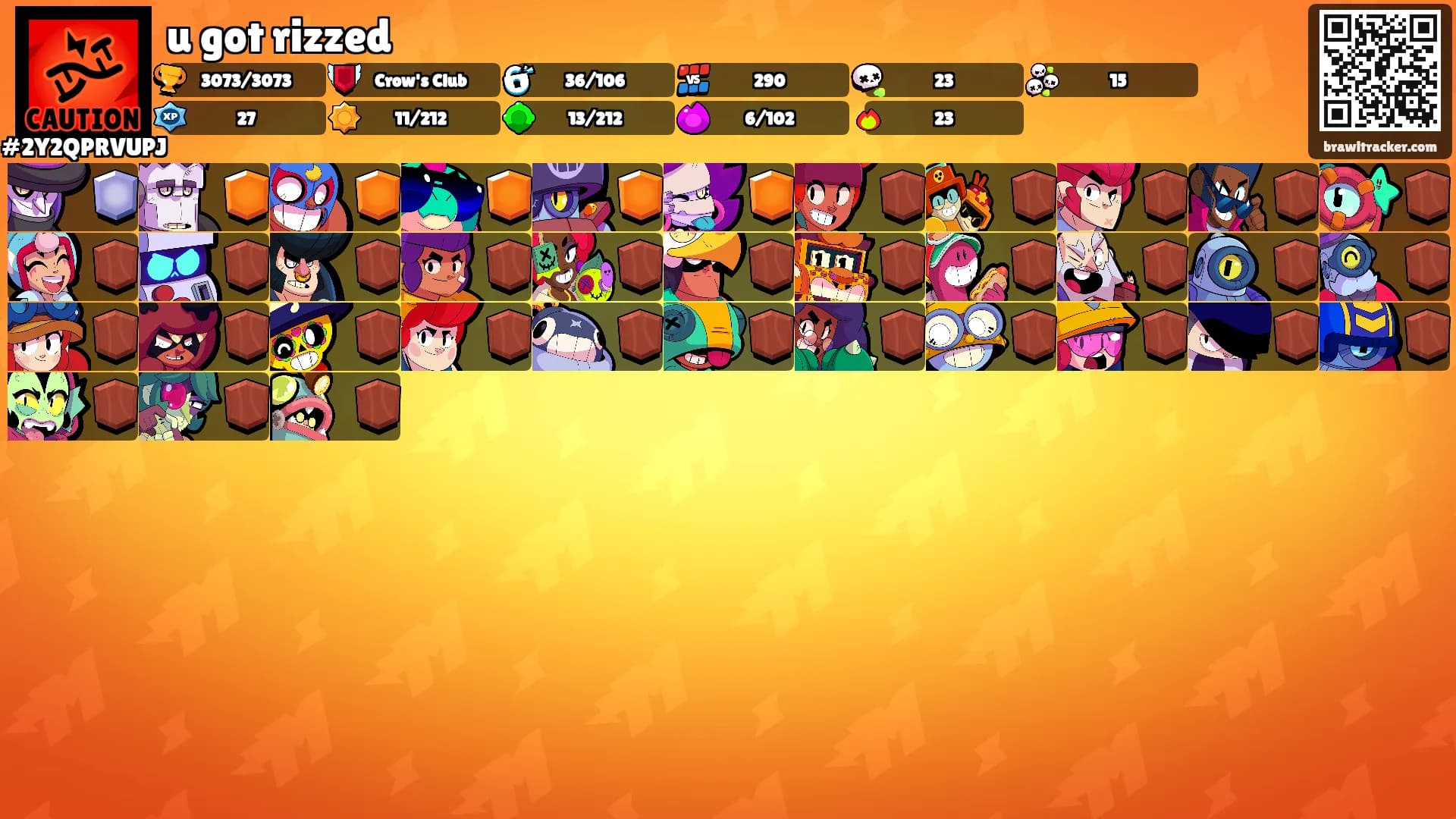 u got rizzed's Ranks