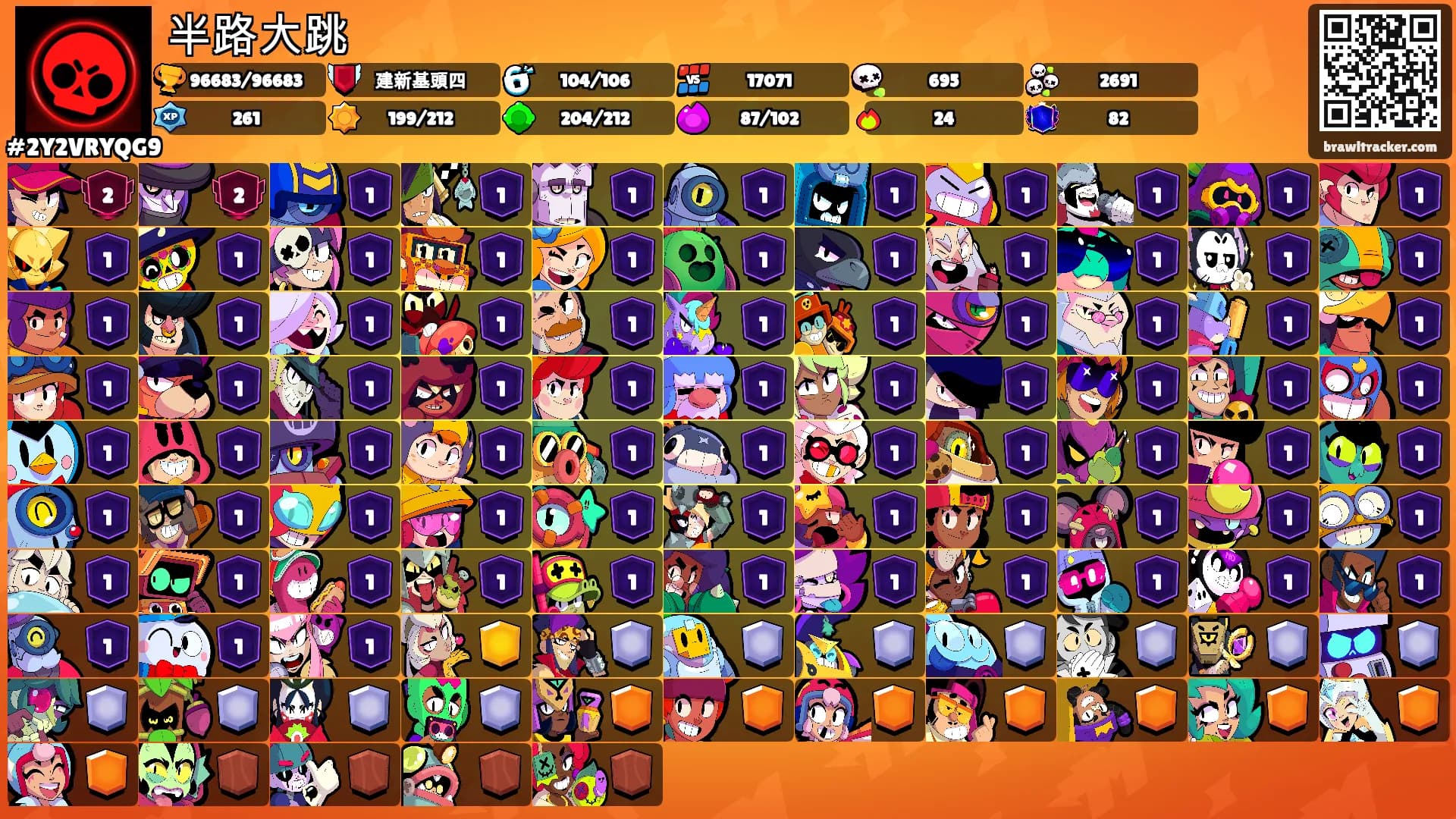 半路大跳's Ranks