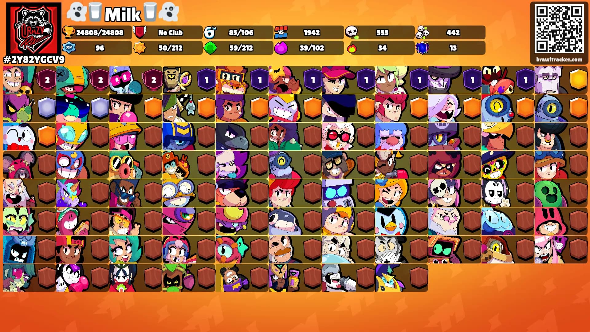 👻🥛Milk🥛👻's Ranks