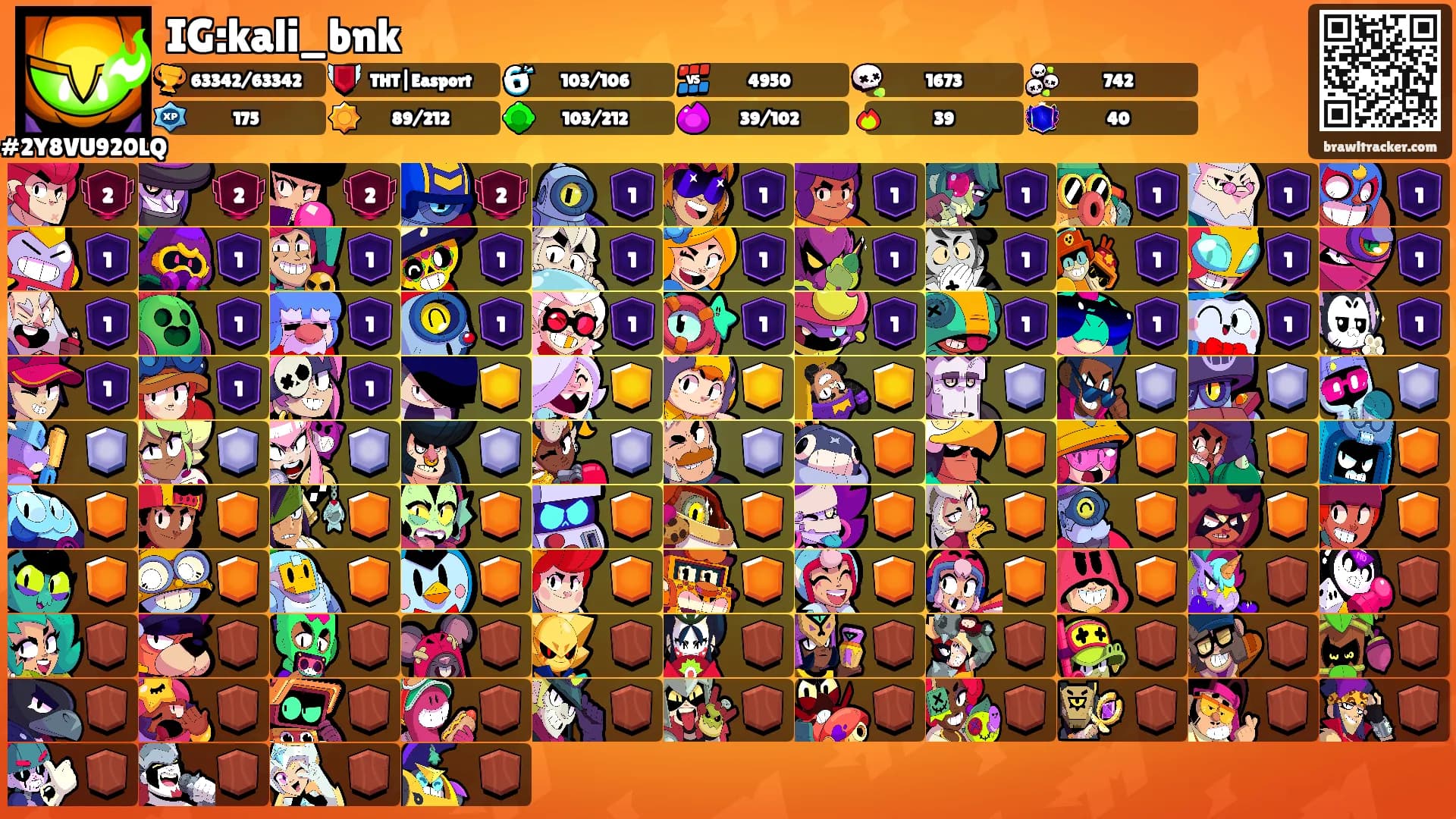 IG:kali_bnk's Ranks