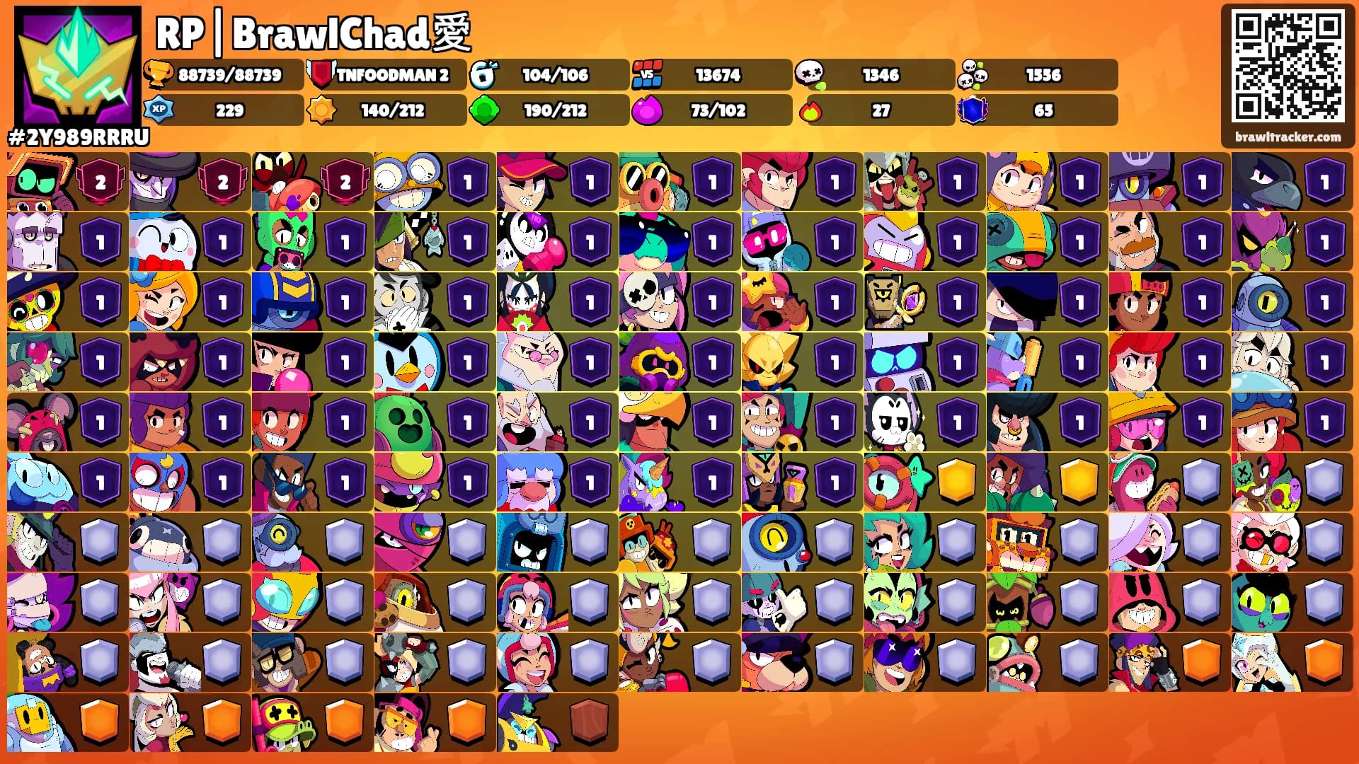 RP|BrawlChad愛's Ranks