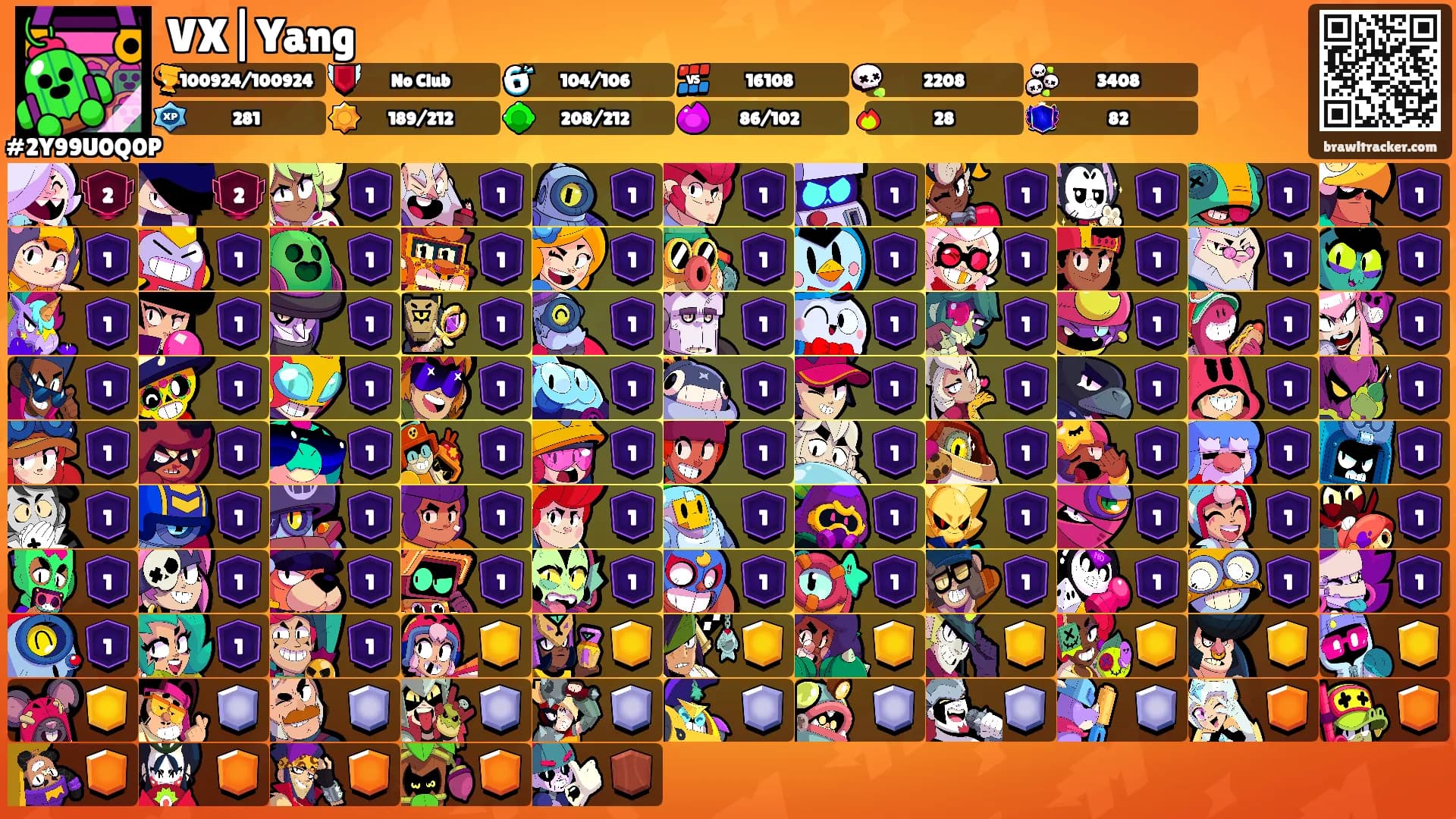 VX|Yang's Ranks