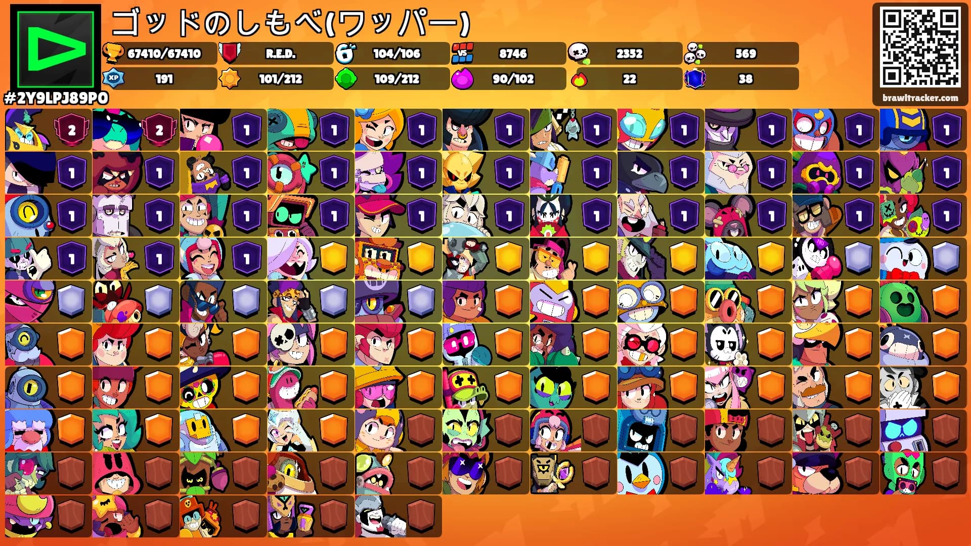 ゴッドのしもべ(ワッパー)'s Ranks