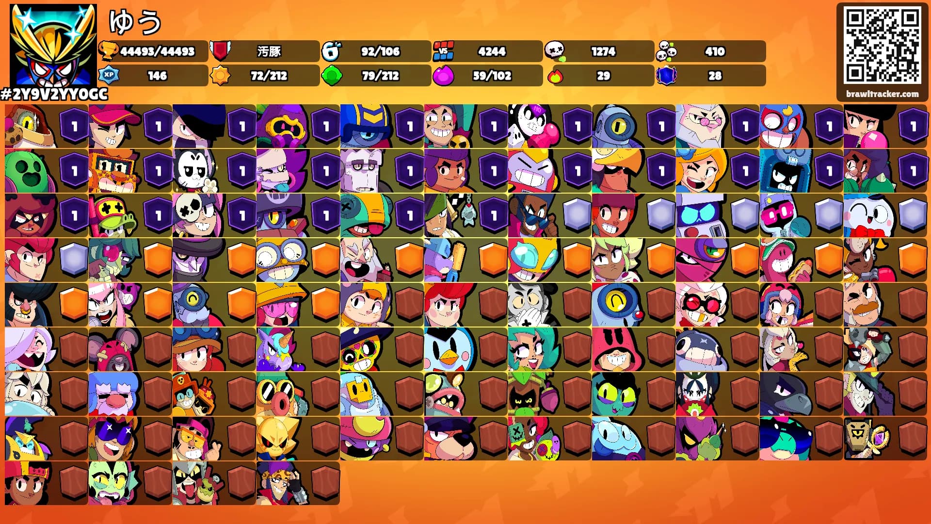 ゆう's Ranks
