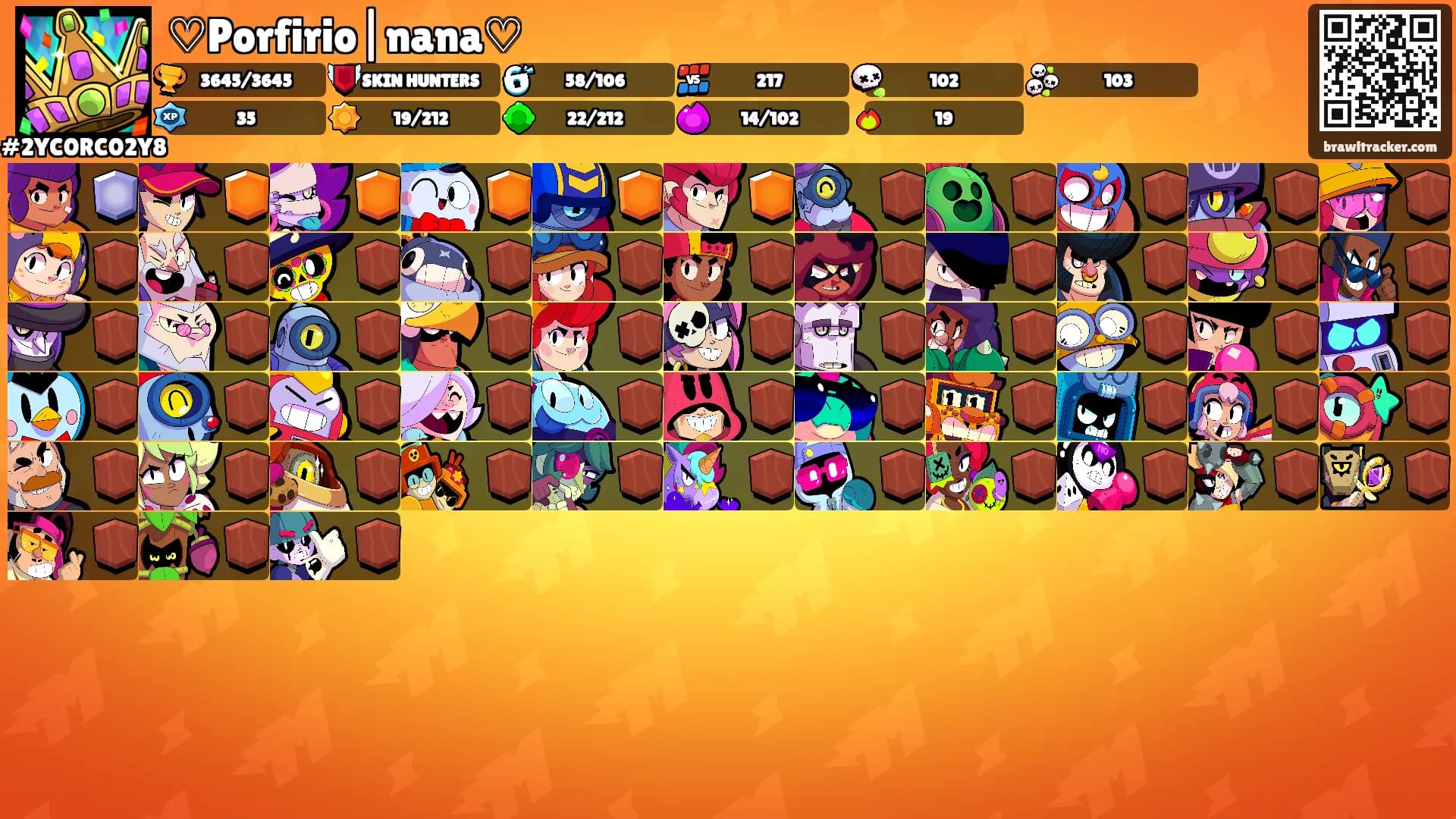 ♡Porfirio|nana♡'s Ranks