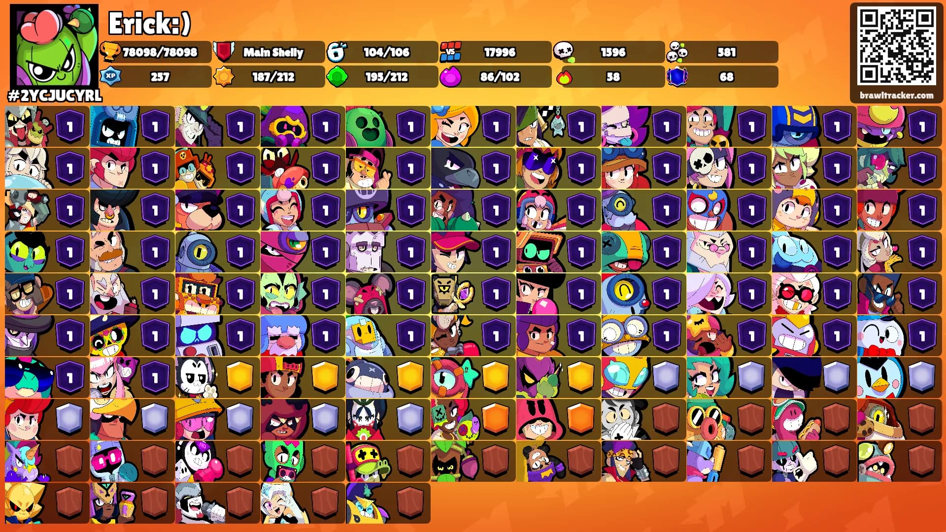 Erick:)'s Ranks