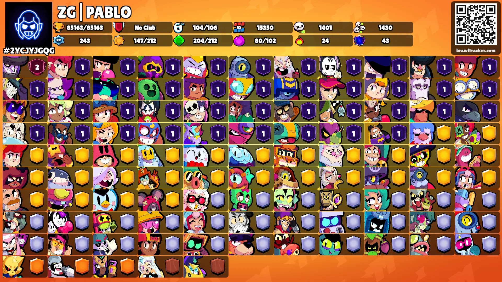 ZG|PABLO's Ranks