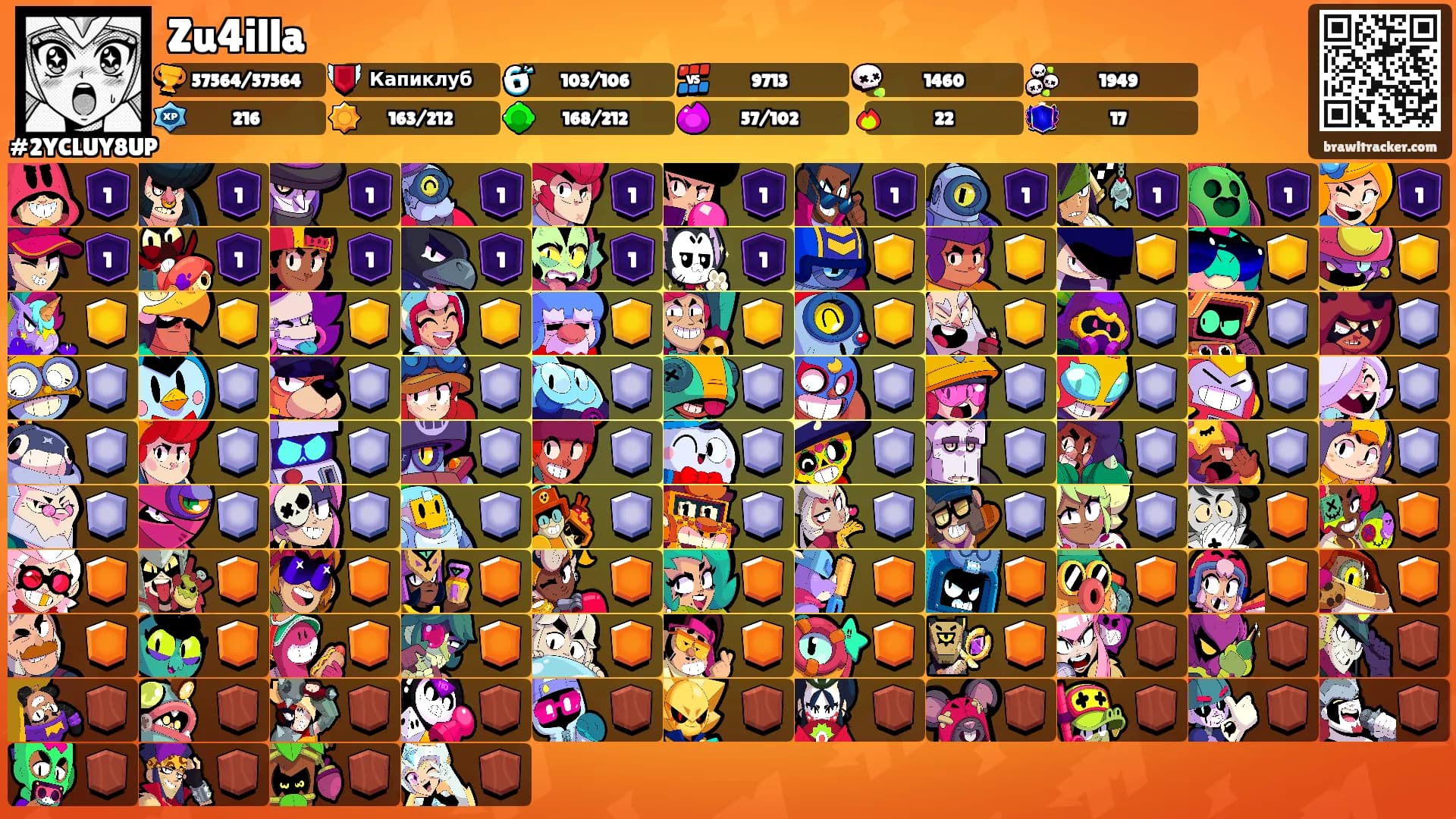 Zu4illa's Ranks
