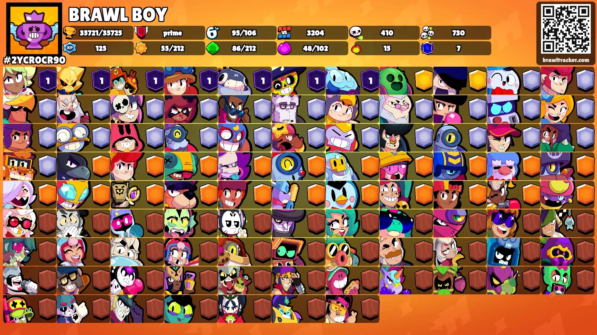 BRAWL BOY's Ranks