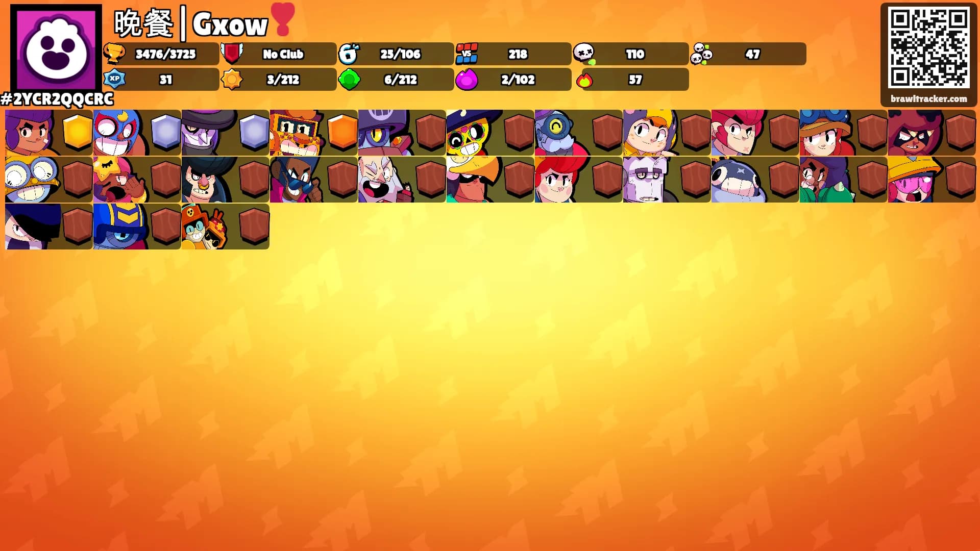 晚餐|Gxow❣️'s Ranks