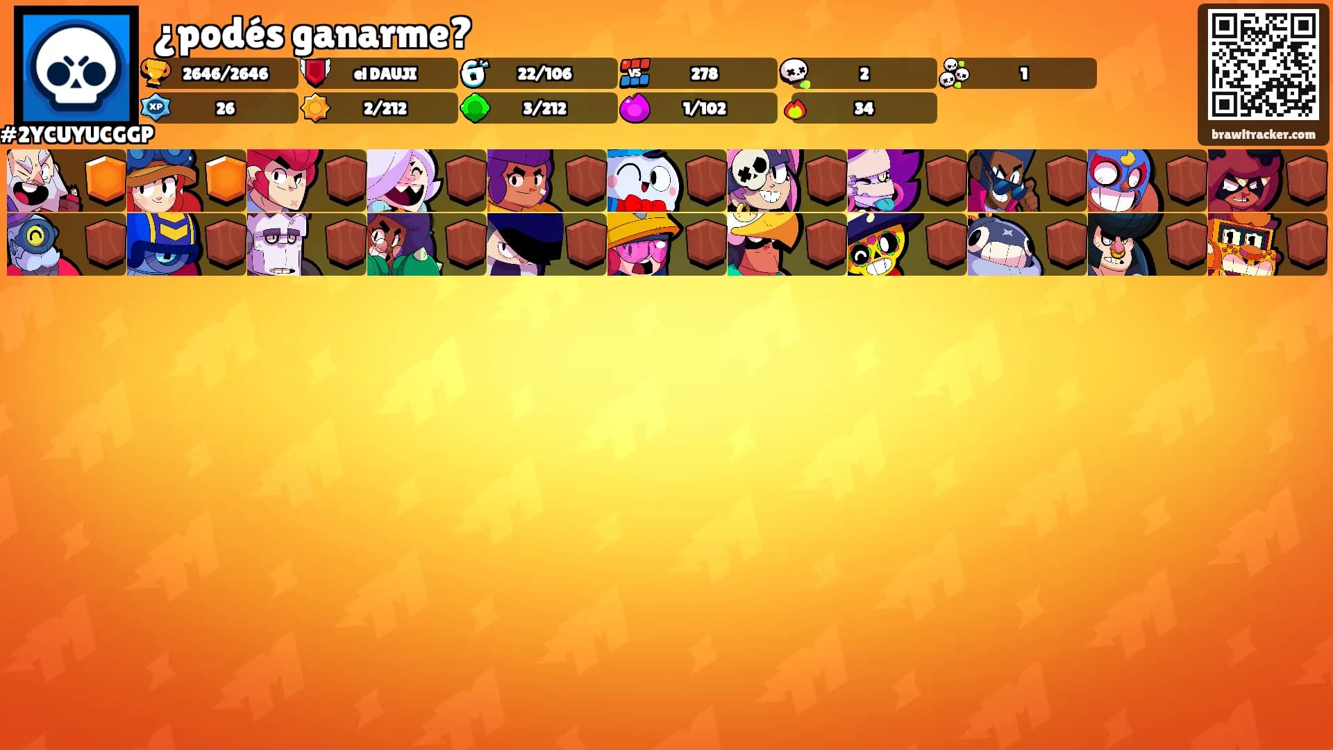 ¿podés ganarme?'s Ranks