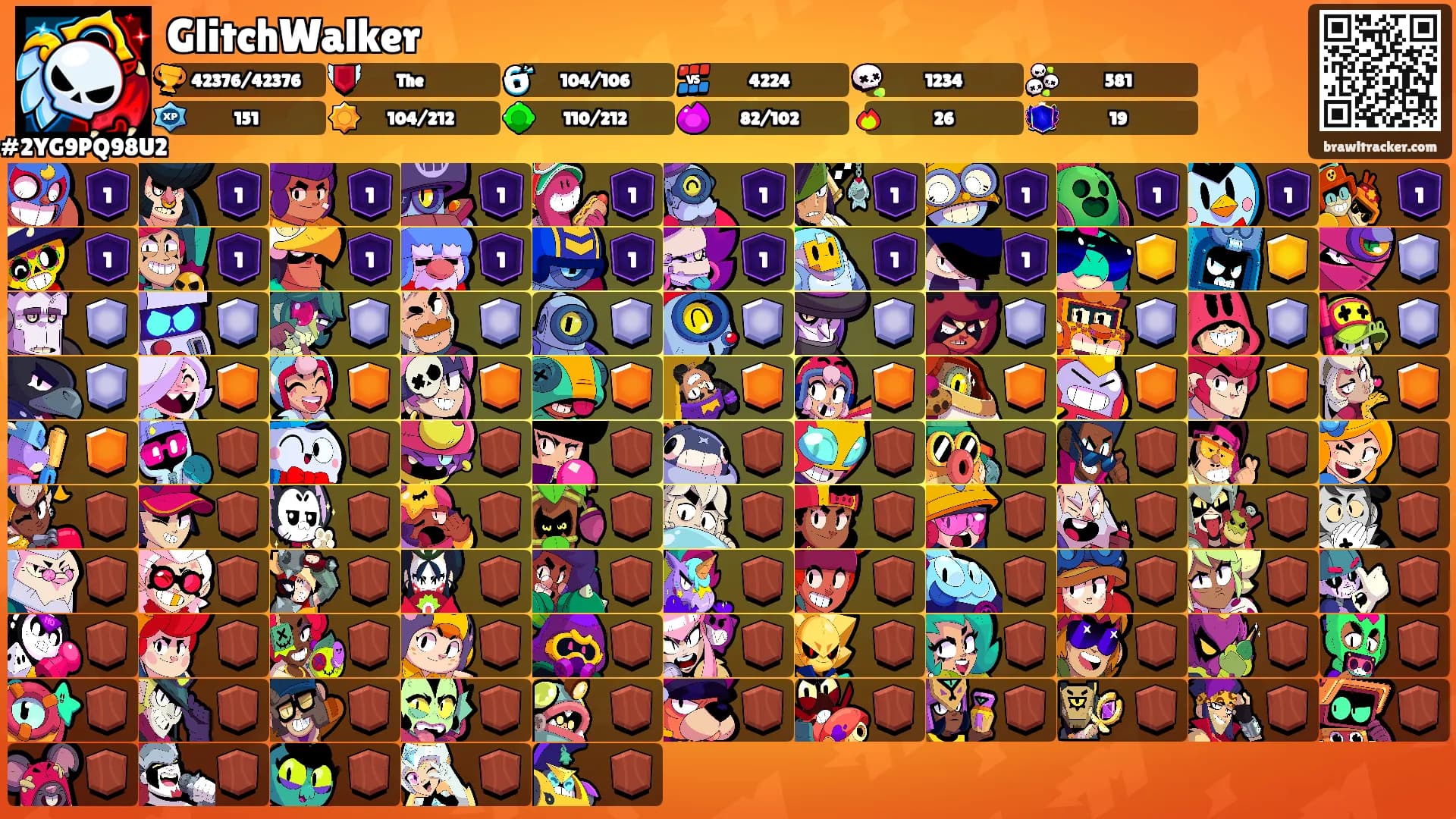GlitchWalker's Ranks