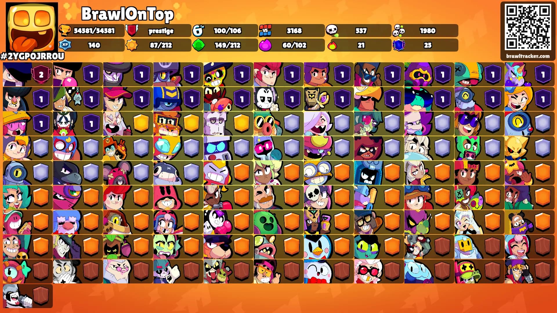 ✨BrawlOnTop✨'s Ranks
