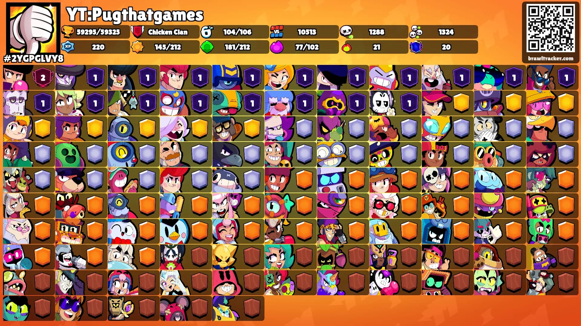 YT:Pugthatgames's Ranks