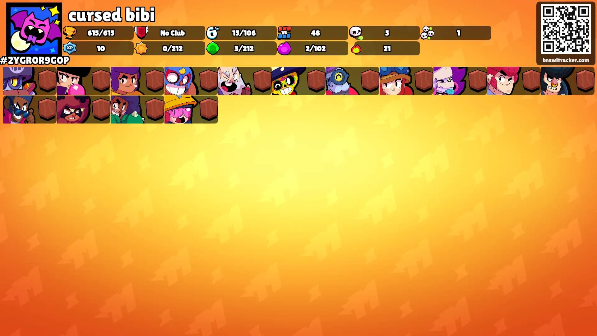 cursed bibi's Ranks