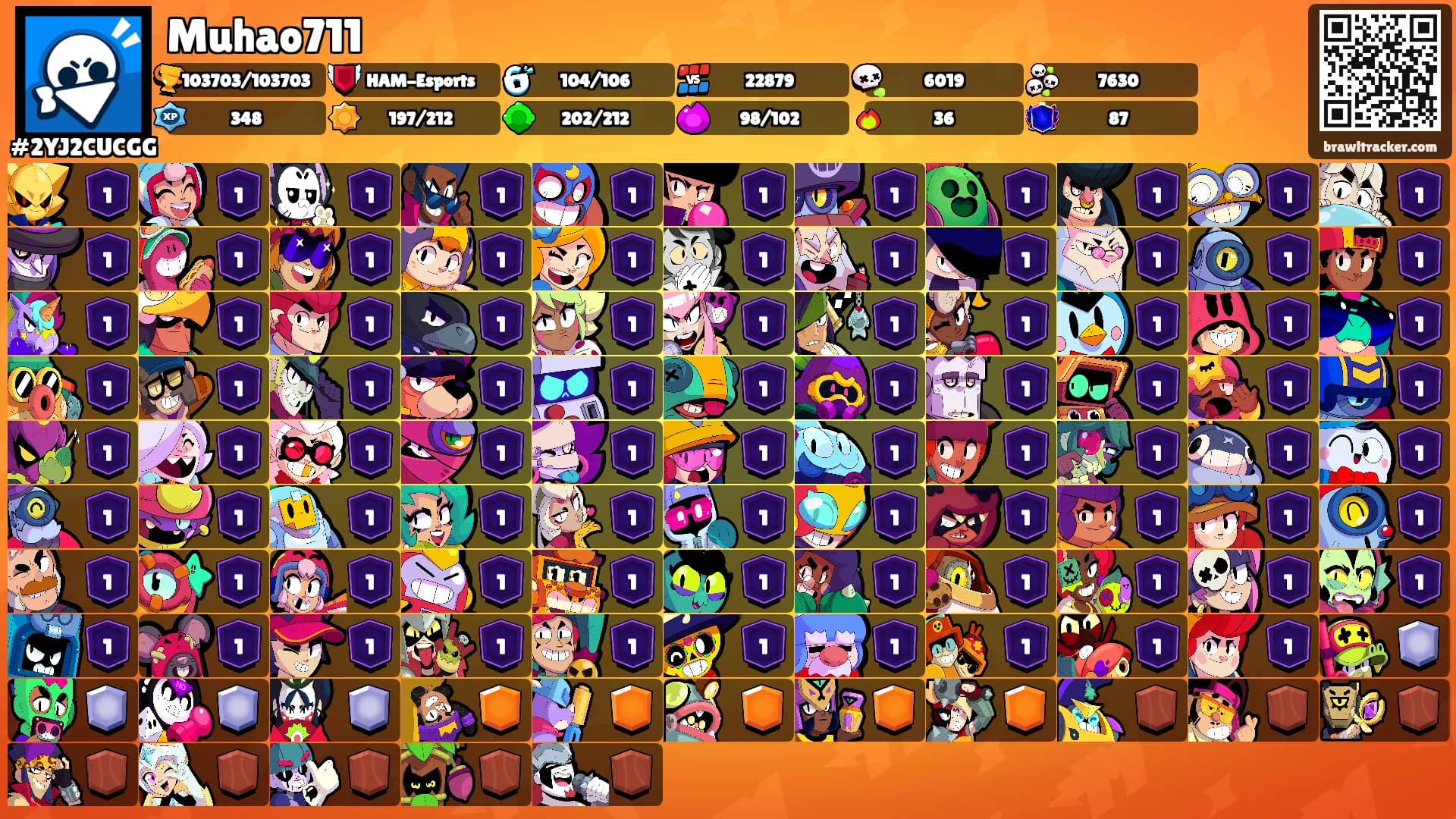 Muhao711's Ranks