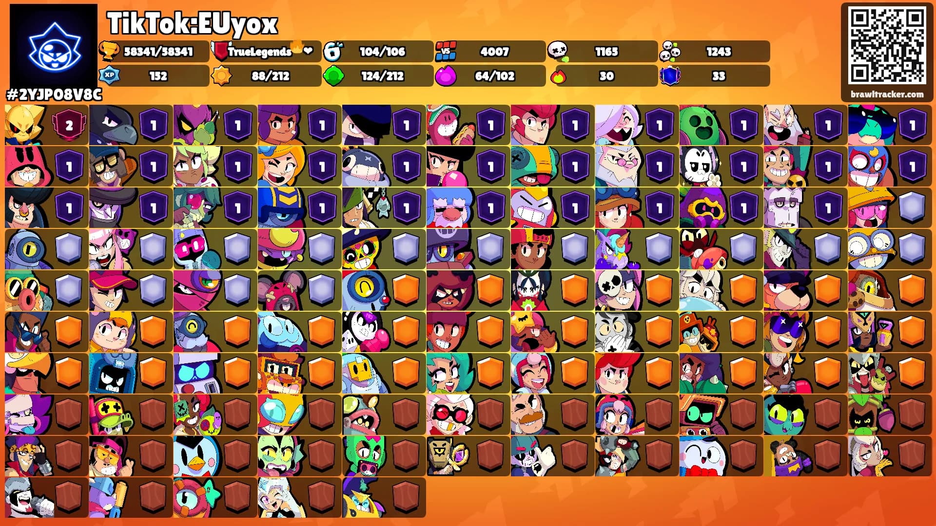 TikTok:EUyox's Ranks