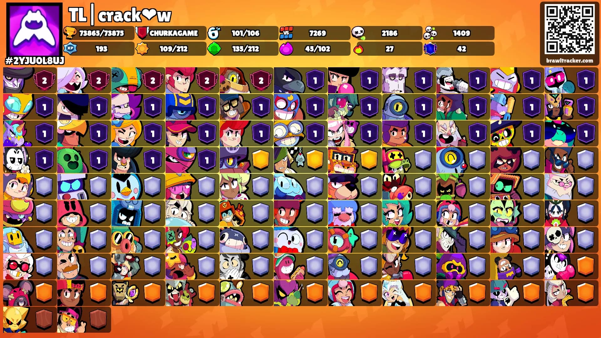 TL|crack❤w's Ranks